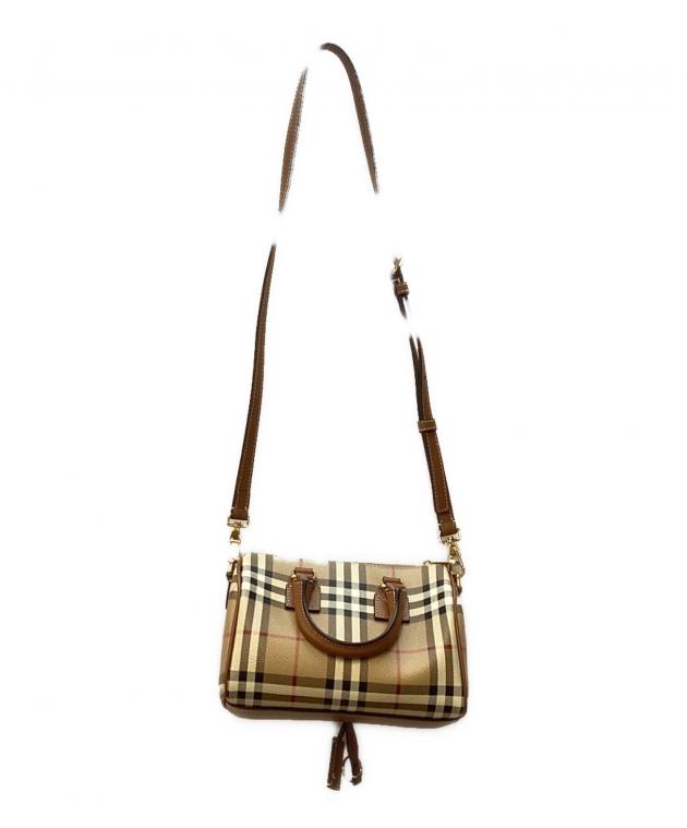 中古・古着通販】BURBERRY (バーバリー) ショルダーバッグ ベージュ