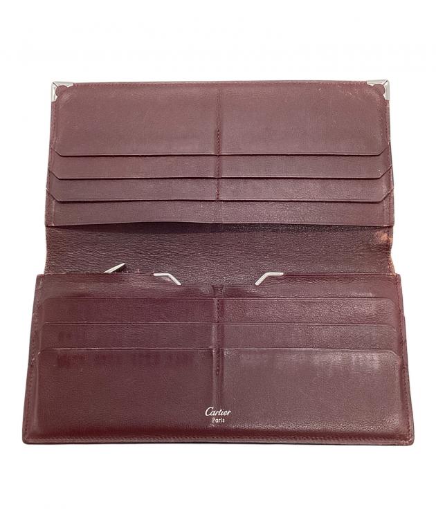 中古・古着通販】Cartier (カルティエ) 長財布/マストライン ブラック