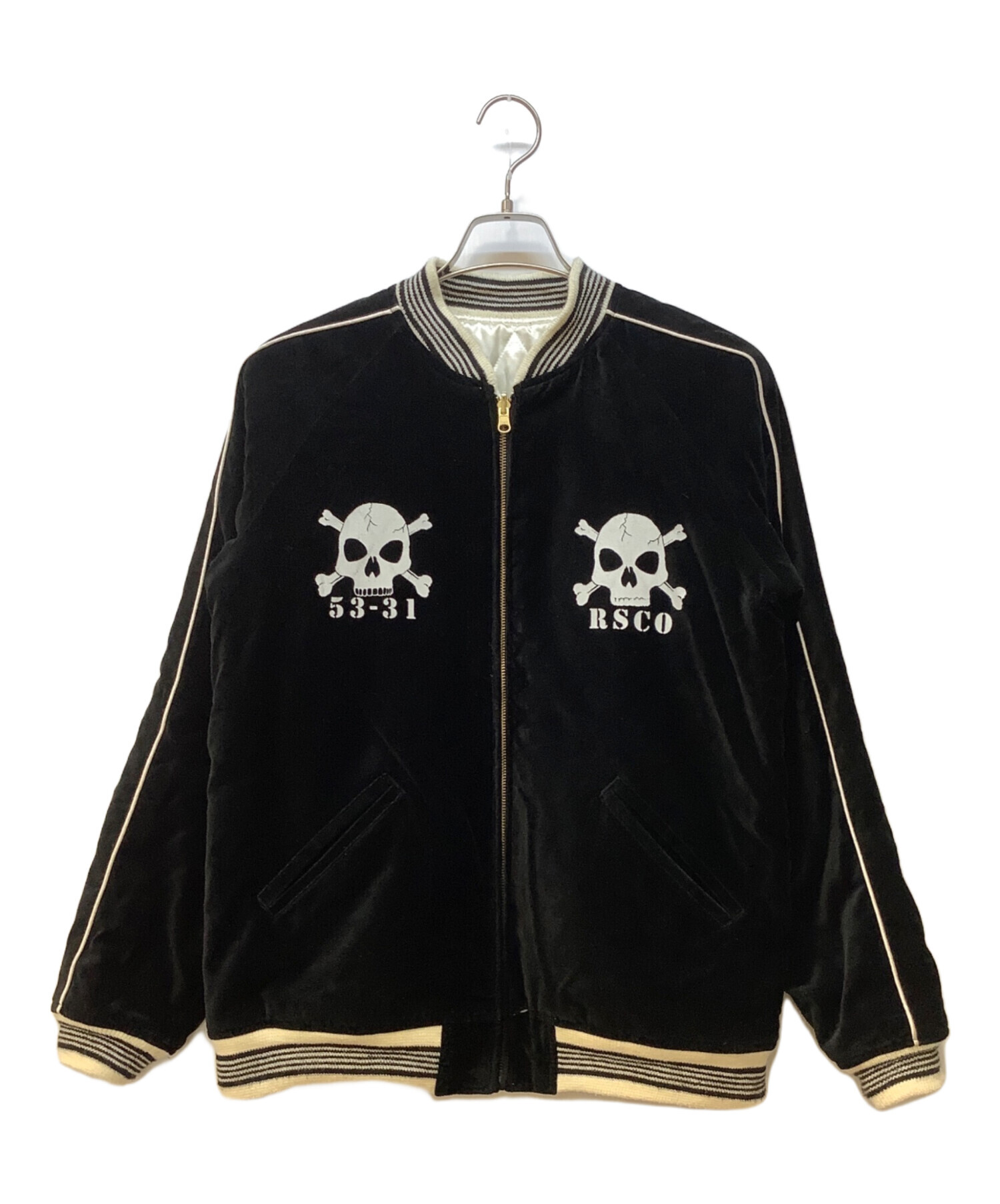 中古・古着通販】RSCO (ソノタブランド) スカジャン ブラック サイズ
