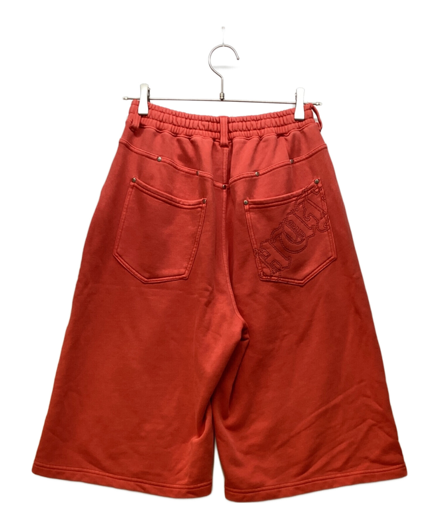 baggy opium y2k レッド サッカー風ハーフパンツ adidas Originals OriginalsxThe Thug Club アディダスオリジナルス