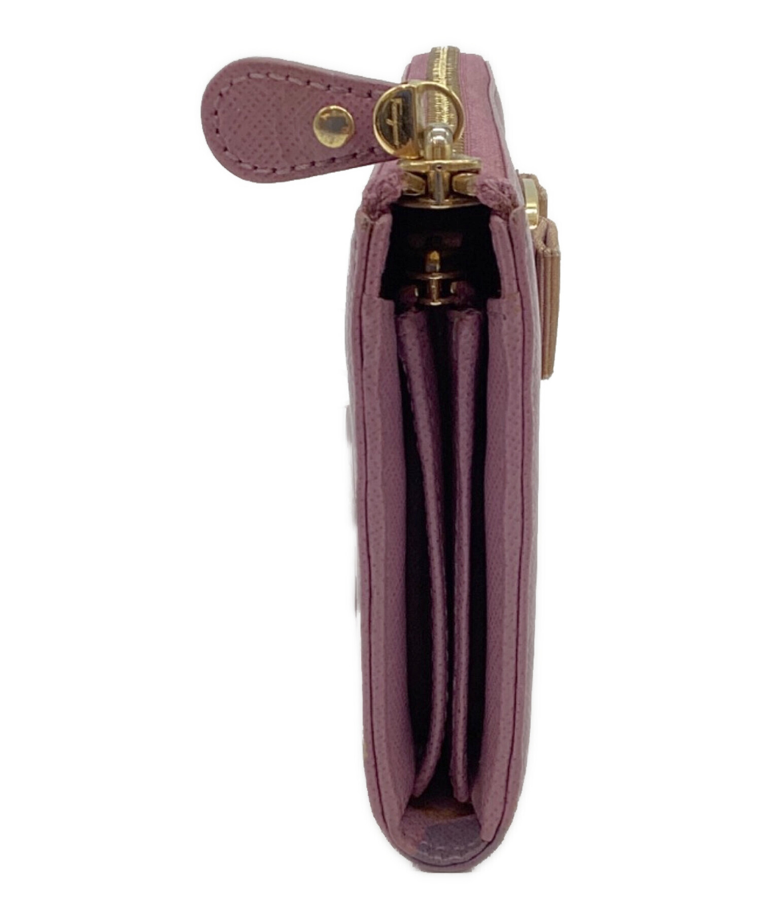 Salvatore Ferragamo 財布・ケース  茶 【古着】【中古】【送料無料】 Salvatore Ferragamo - Salvatore Ferragamo 財布・コインケース 茶