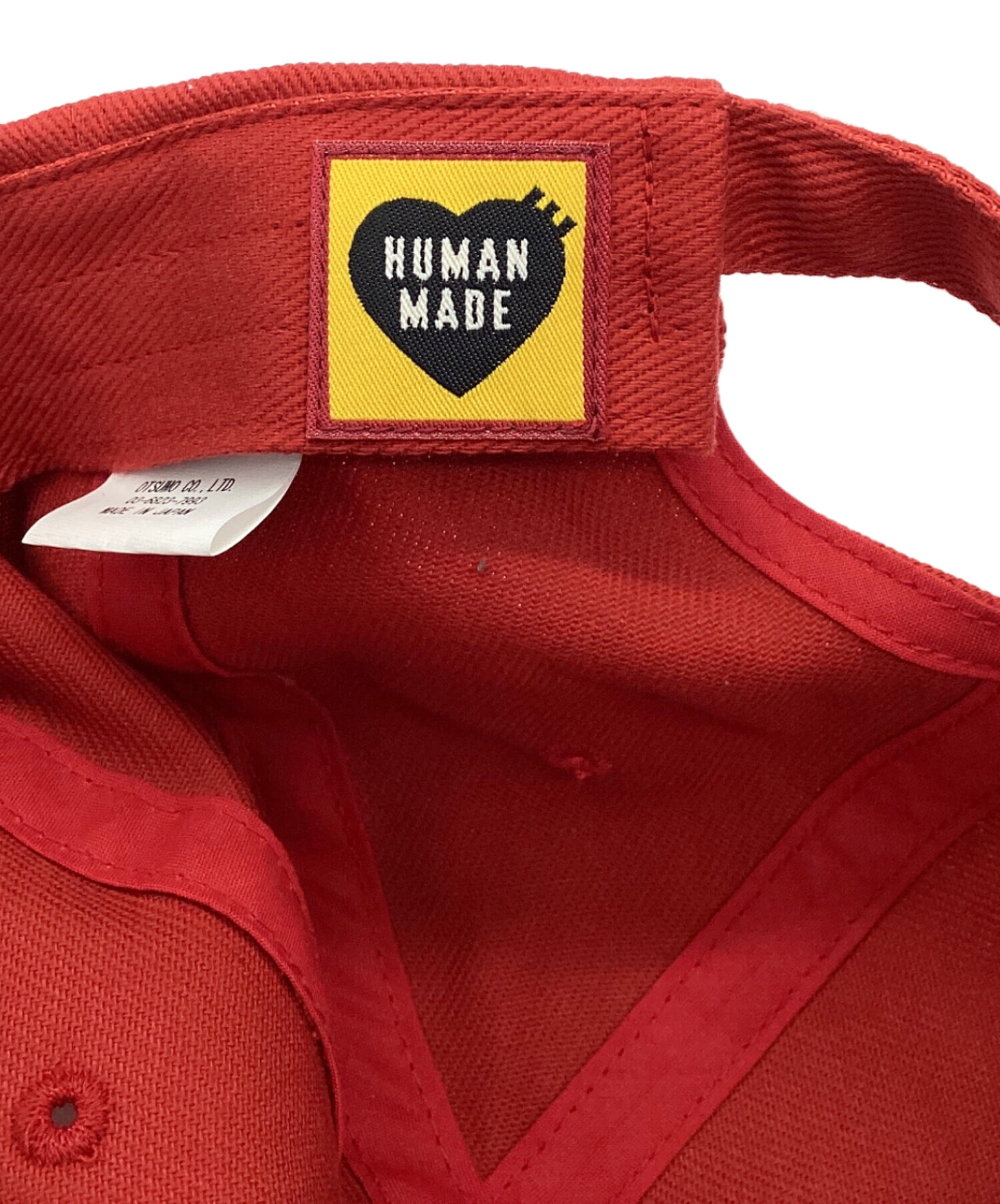 中古・古着通販】HUMAN MADE (ヒューマンメイド) キャップ レッド