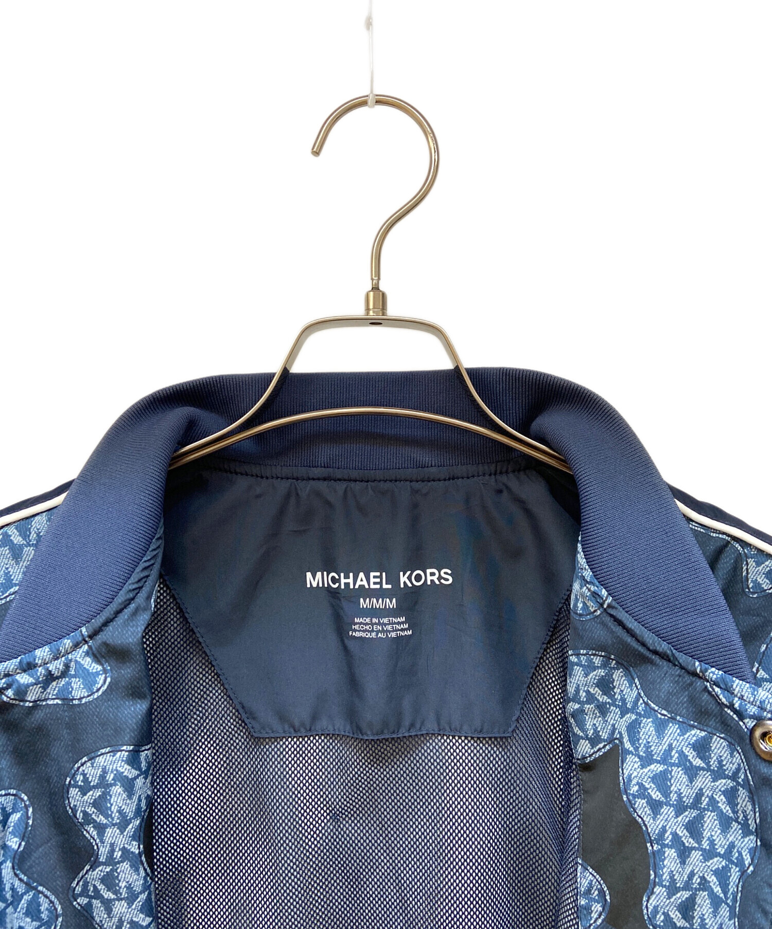 中古・古着通販】MICHAEL KORS (マイケル・コース) ブルゾン ネイビー