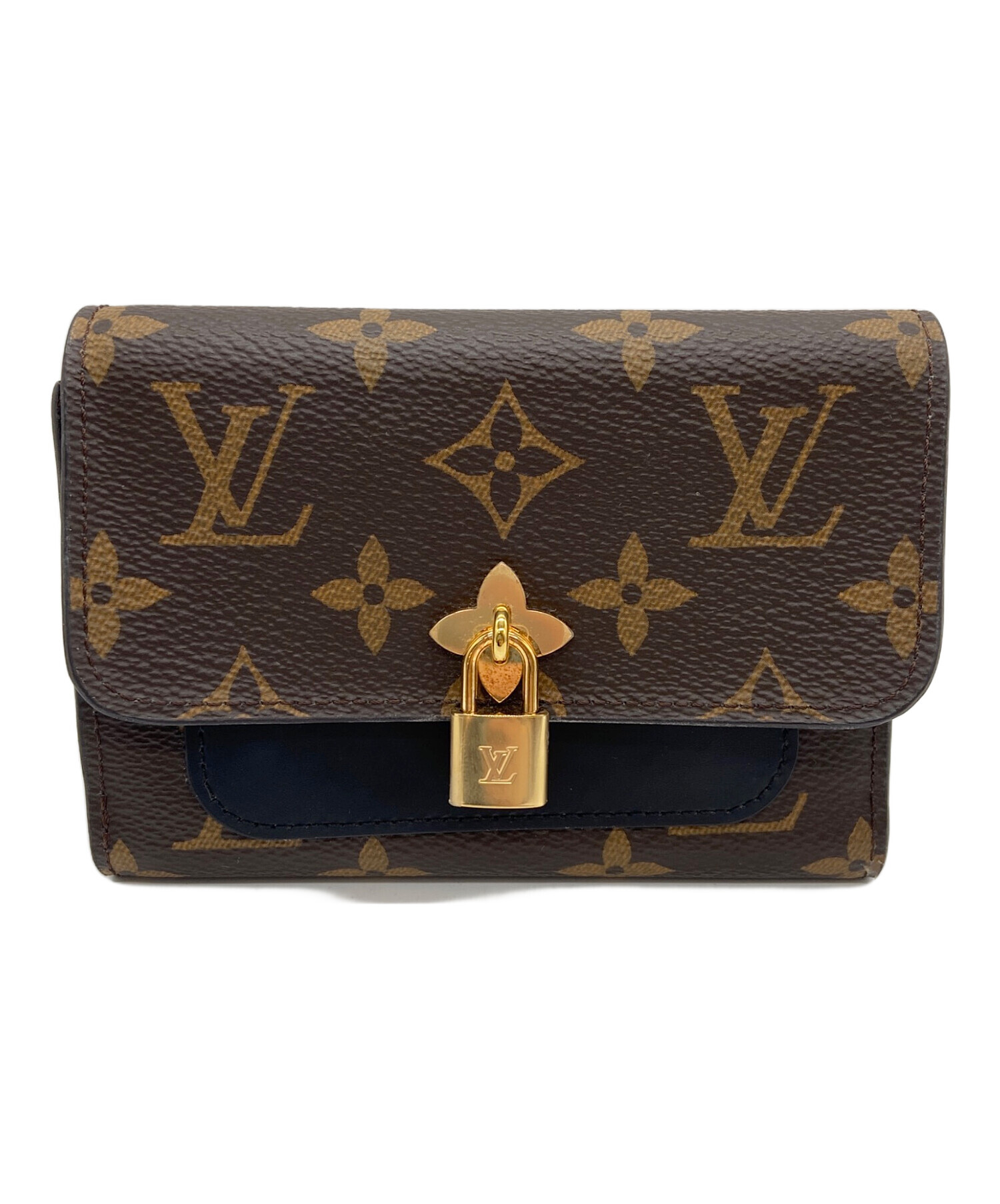 中古・古着通販】LOUIS VUITTON (ルイ ヴィトン) 3つ折り財布 ブラウン