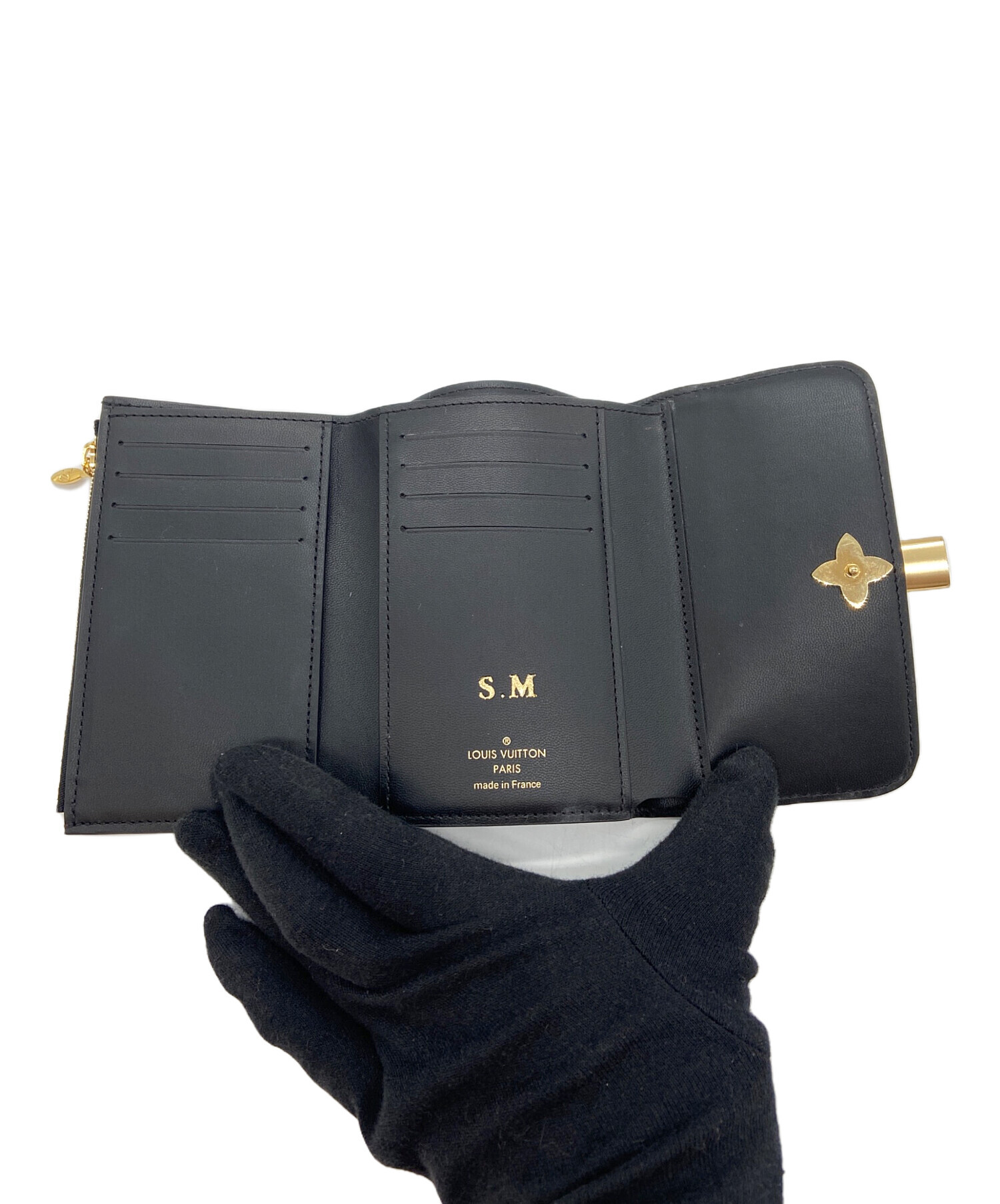中古　LOUIS VUITTON　三つ折り財布　ルイヴィトン　モノグラム　財布 中古・古着通販】LOUIS VUITTON (ルイ ヴィトン) 3つ折り財布 ブラウン