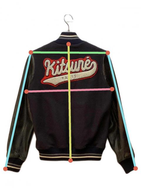 中古・古着通販】maison kitsune (メゾンキツネ) レザースリーブ