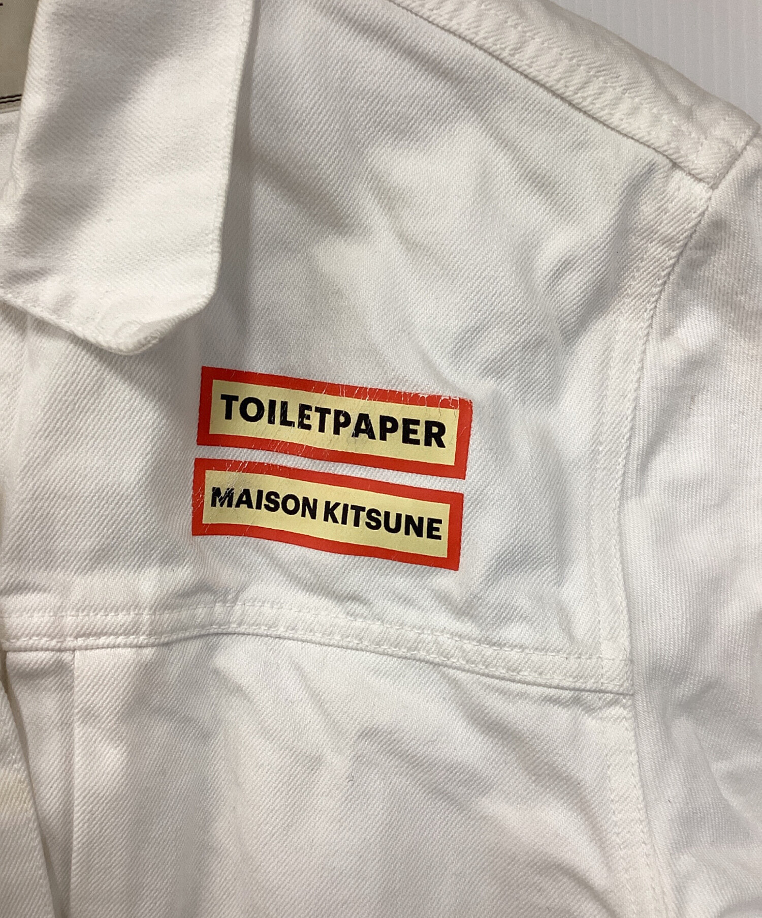 新品、未使用　メゾンキツネ　ジャケット 中古・古着通販】maison kitsune (メゾンキツネ) Toiletpaper