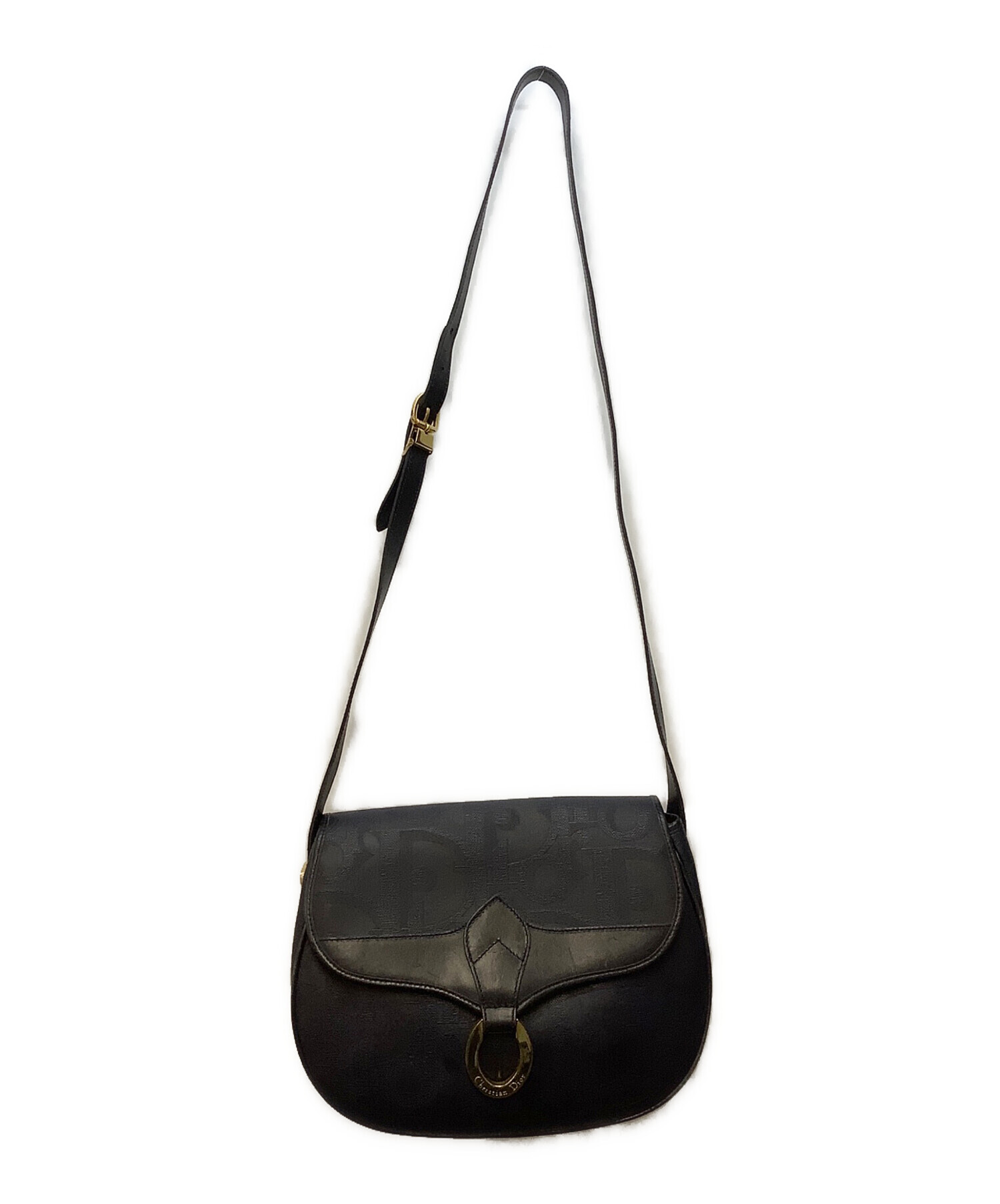 Christian Dior クリスチャンディオール ショルダーバッグ  黒 【古着】【中古】【送料無料】 中古・古着通販】Christian Dior (クリスチャン ディオール
