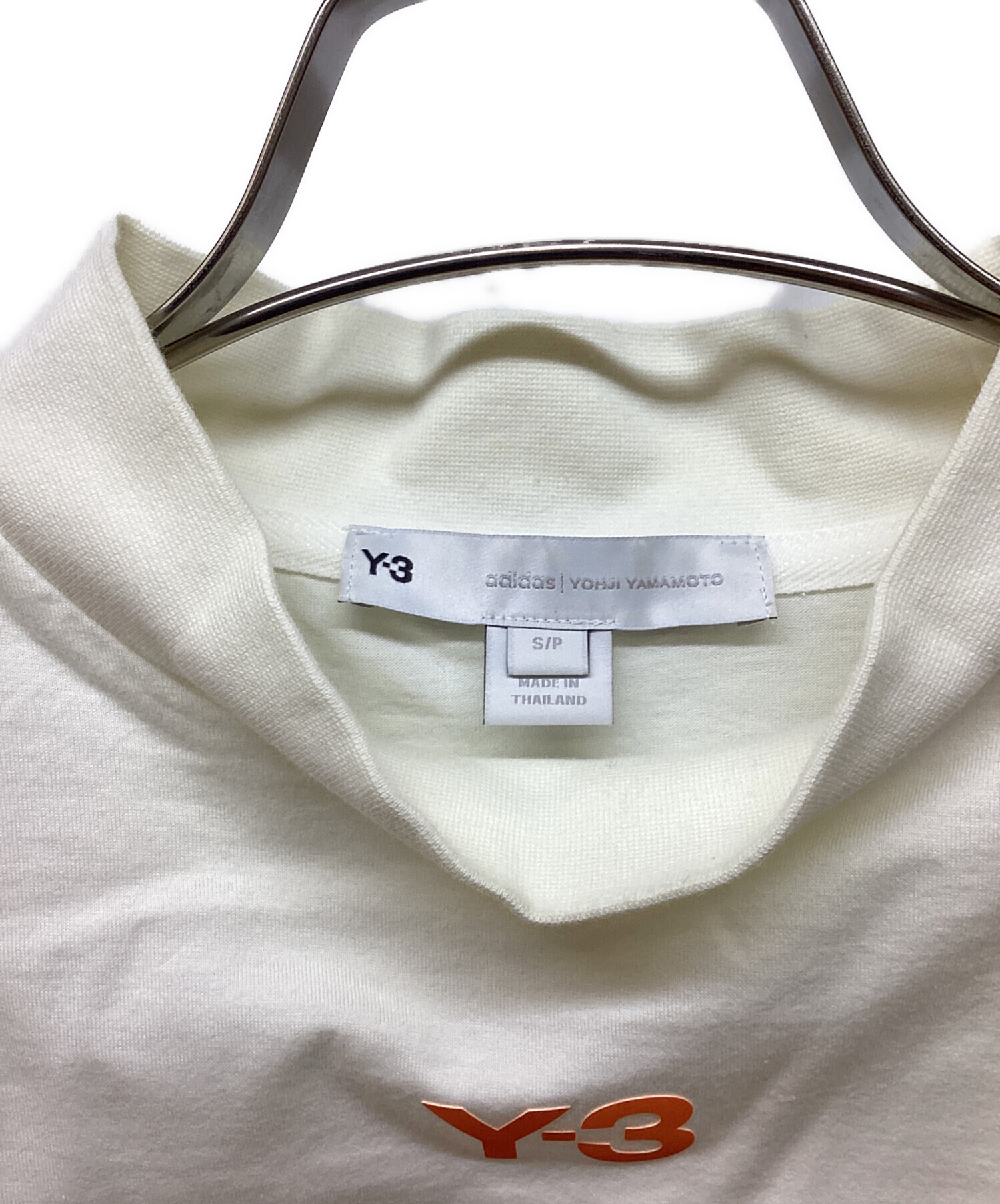 中古・古着通販】Y-3 (ワイスリー) モックネックカットソー アイボリー
