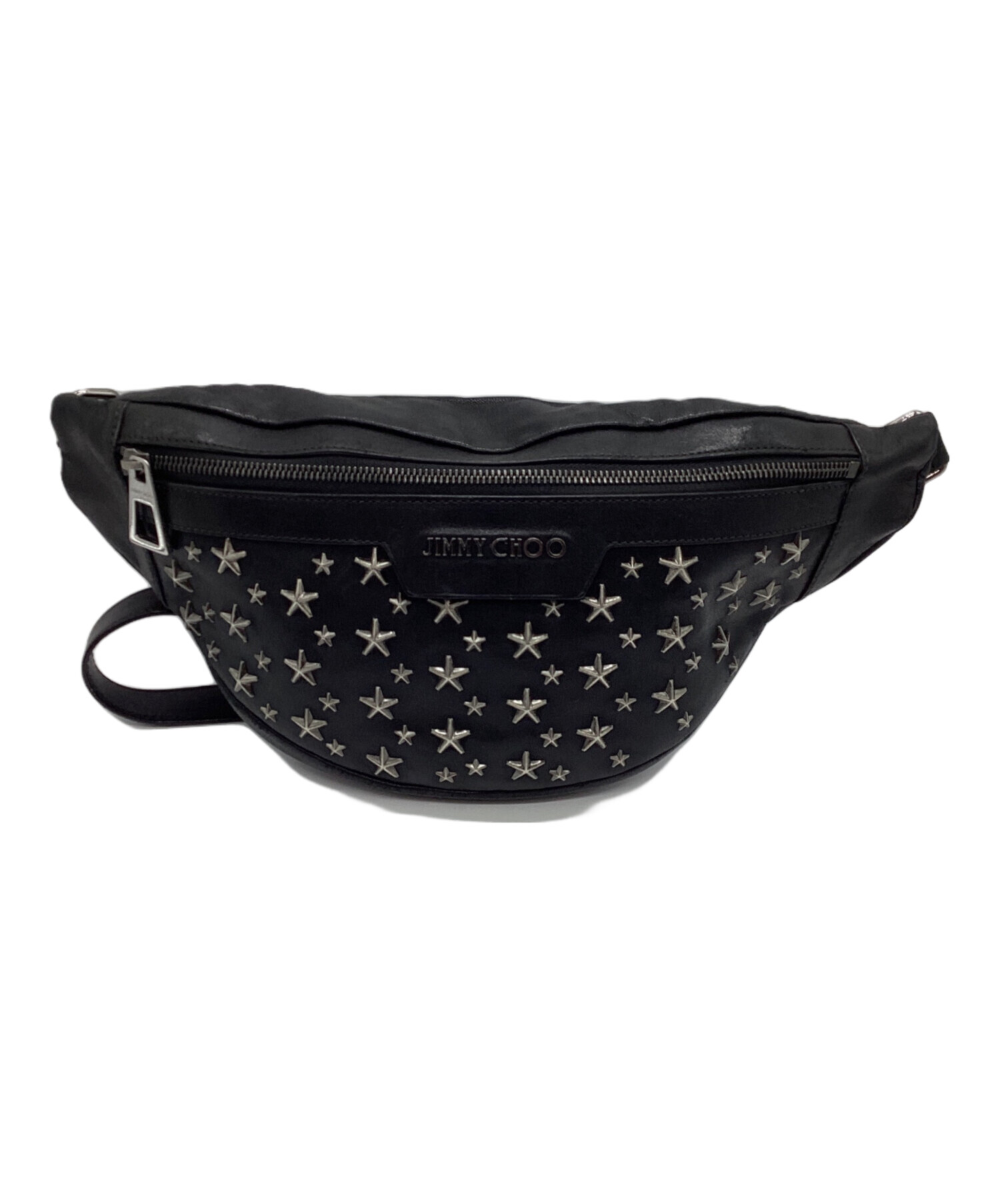 中古・古着通販】JIMMY CHOO (ジミーチュウ) ウエストバッグ ブラック