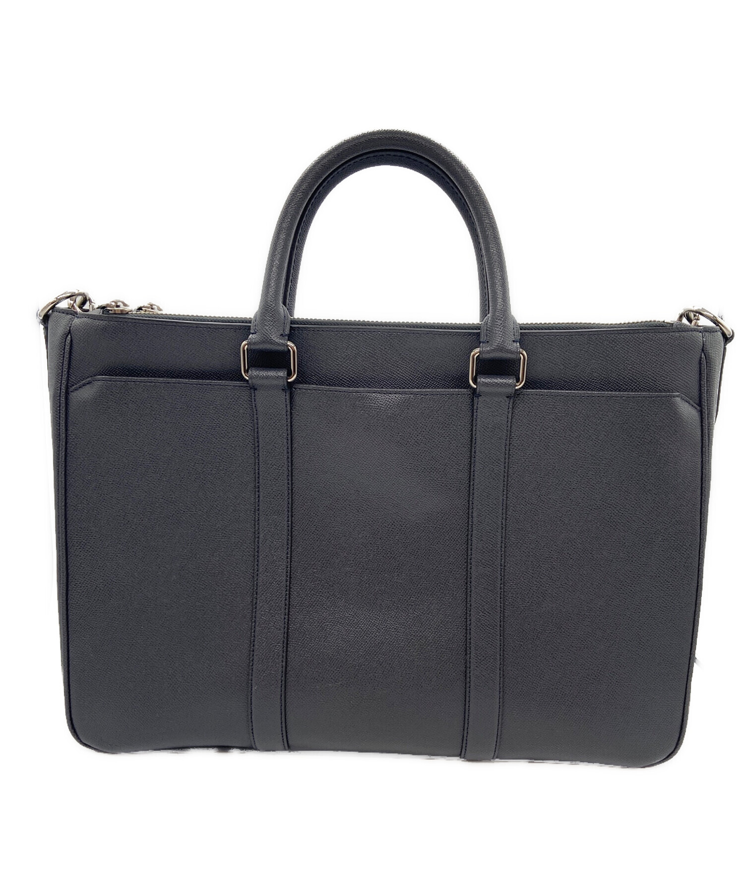 す*お様 コーチ 中古 ビジネス バッグ ペリースリムブリーフ レザー 黒 F5 中古・古着通販】COACH (コーチ) ブリーフケース/ビジネスバッグ