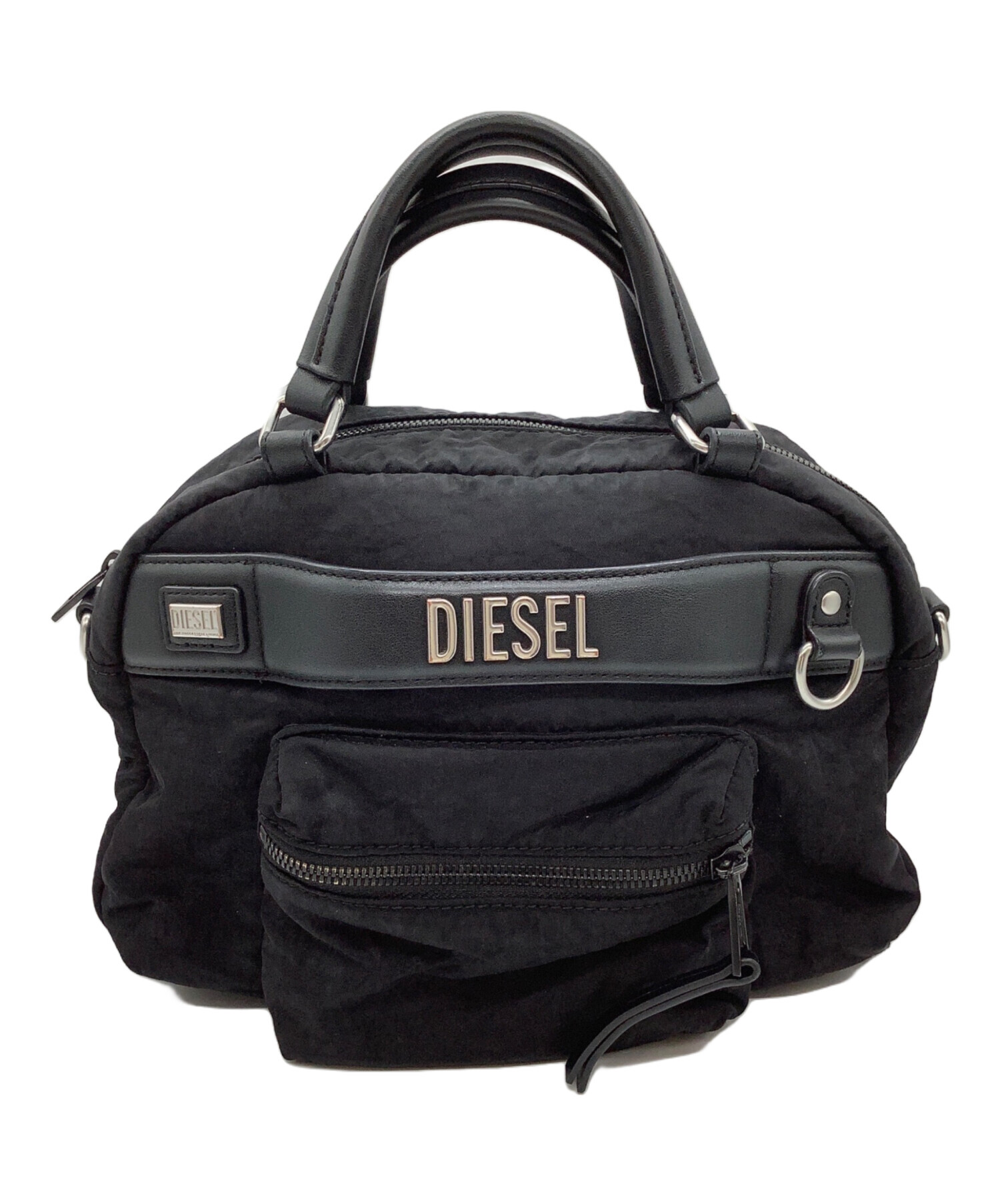 中古・古着通販】DIESEL (ディーゼル) ハンドバッグ ブラック