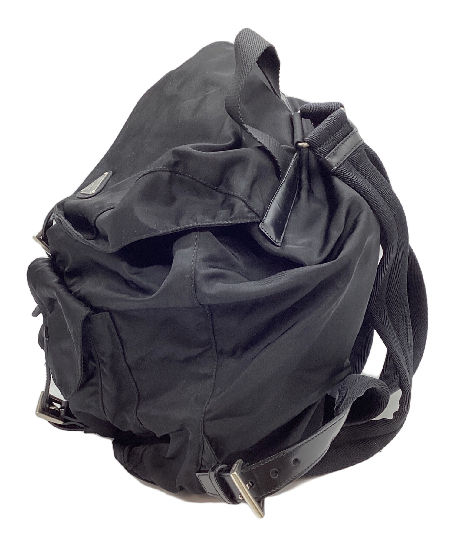 ※ジャンク品※PRADA ブラックナイロン リュック 中古・古着通販】PRADA (プラダ) ナイロンリュック ブラック｜ブランド