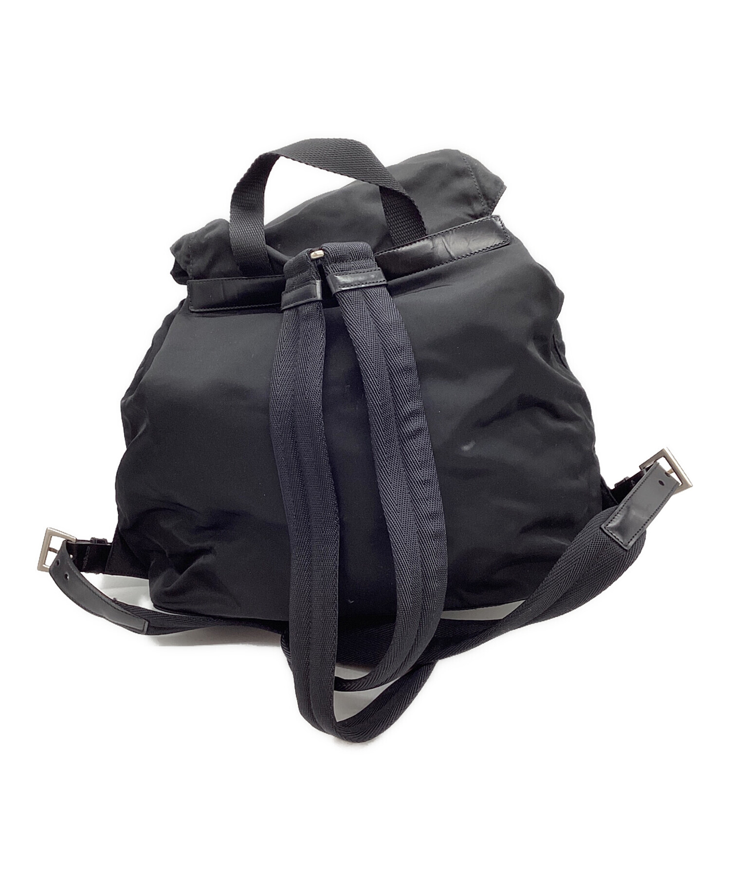 ※ジャンク品※PRADA ブラックナイロン リュック 中古・古着通販】PRADA (プラダ) ナイロンリュック ブラック｜ブランド