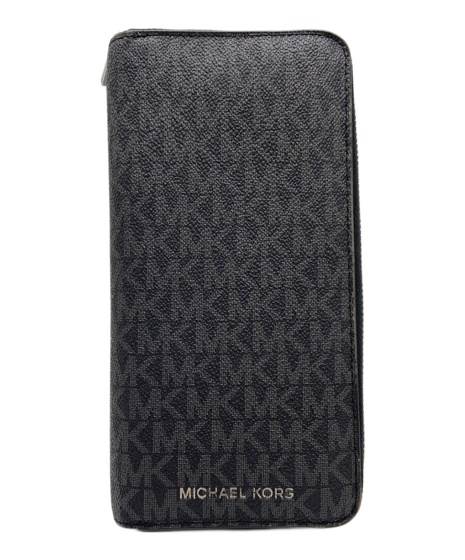MICHAEL KORS マイケルコース/ラウンドファスナー長財布 ロゴプリント 紺/財布・小物/Bランク/79【中古】 中古・古着通販】MICHAEL KORS (マイケル・コース) ラウンドファスナー