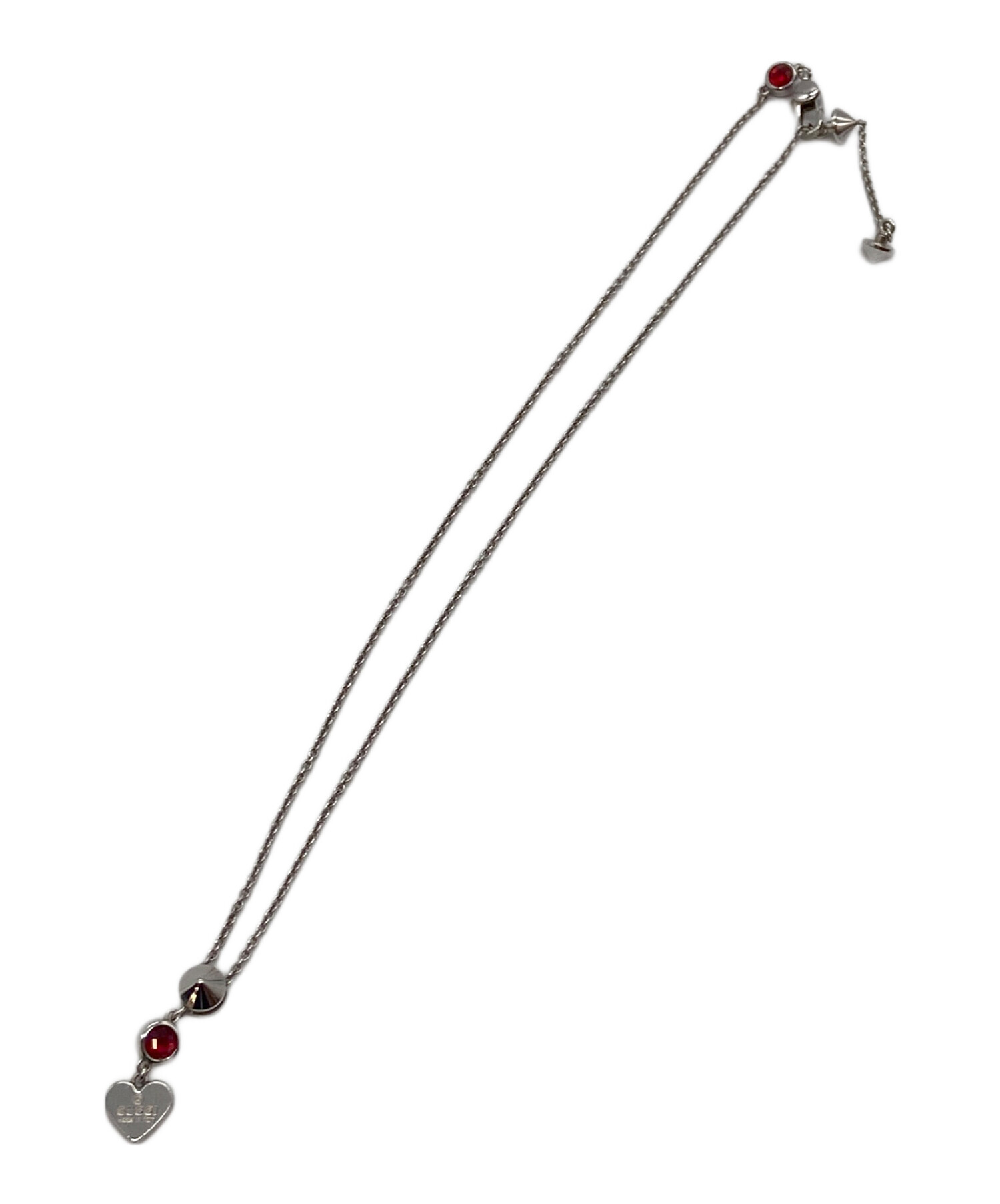 中古・古着通販】GUCCI (グッチ) トレードマークハートネックレス 