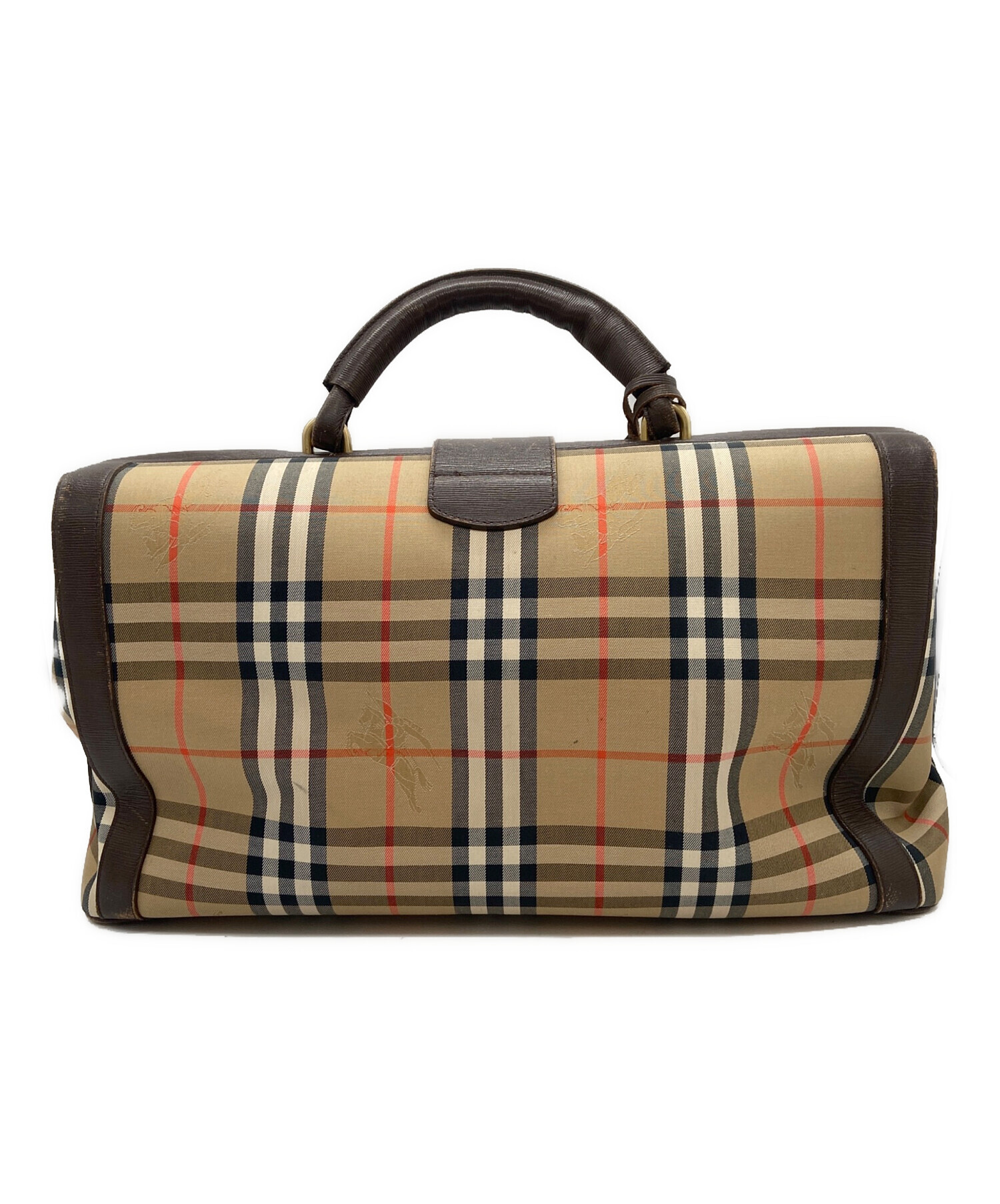 ヴィンテージ　バーバリー　ボストンバッグ　状態良好 中古・古着通販】Burberry's (バーバリー) ボストンバッグ ベージュ
