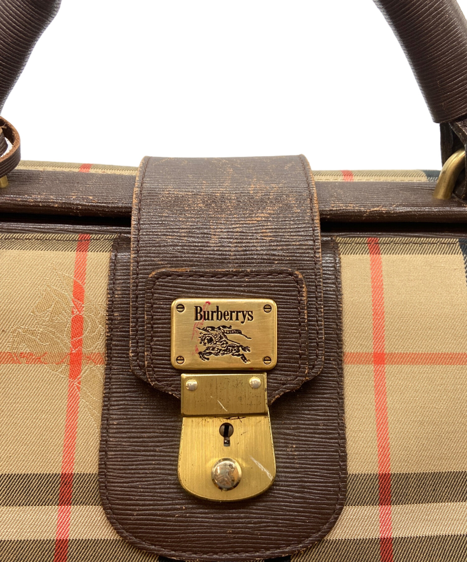 中古・古着通販】Burberry's (バーバリー) ボストンバッグ ベージュ