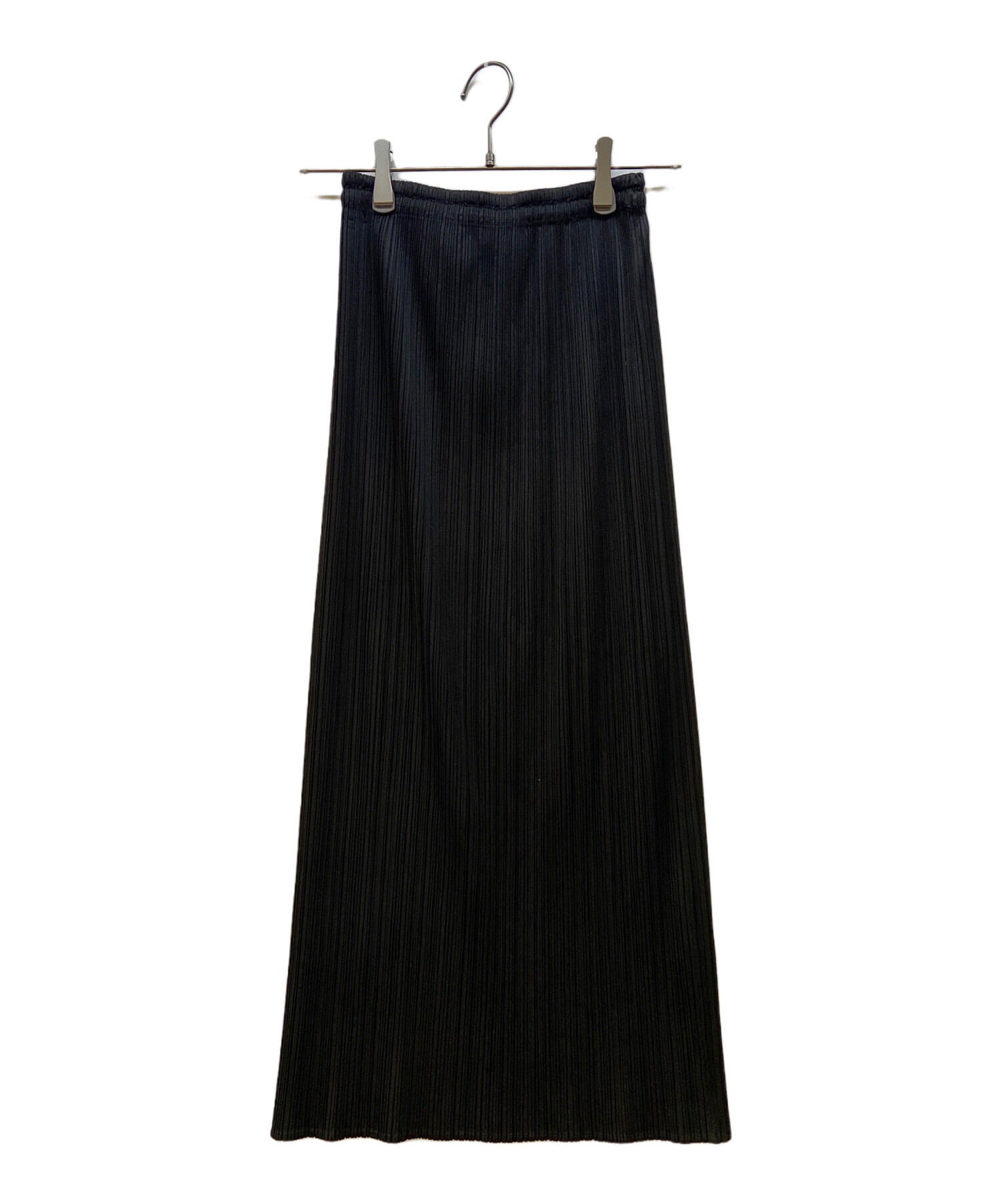 【美品】PLEATS PLEASEプリーツプリーズロングスカート黒 中古・古着通販】PLEATS PLEASE (プリーツプリーズ) ロングプリーツ