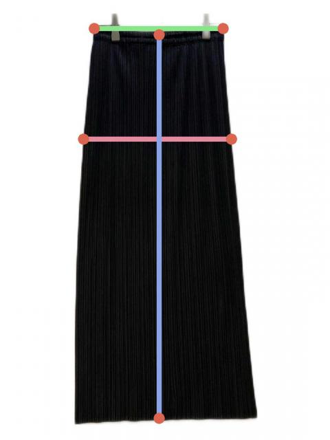 ペ*ー様 【未使用】PLEATS PLEASE ブラックロングスカート サイズ1 中古・古着通販】PLEATS PLEASE (プリーツプリーズ) ロングプリーツ