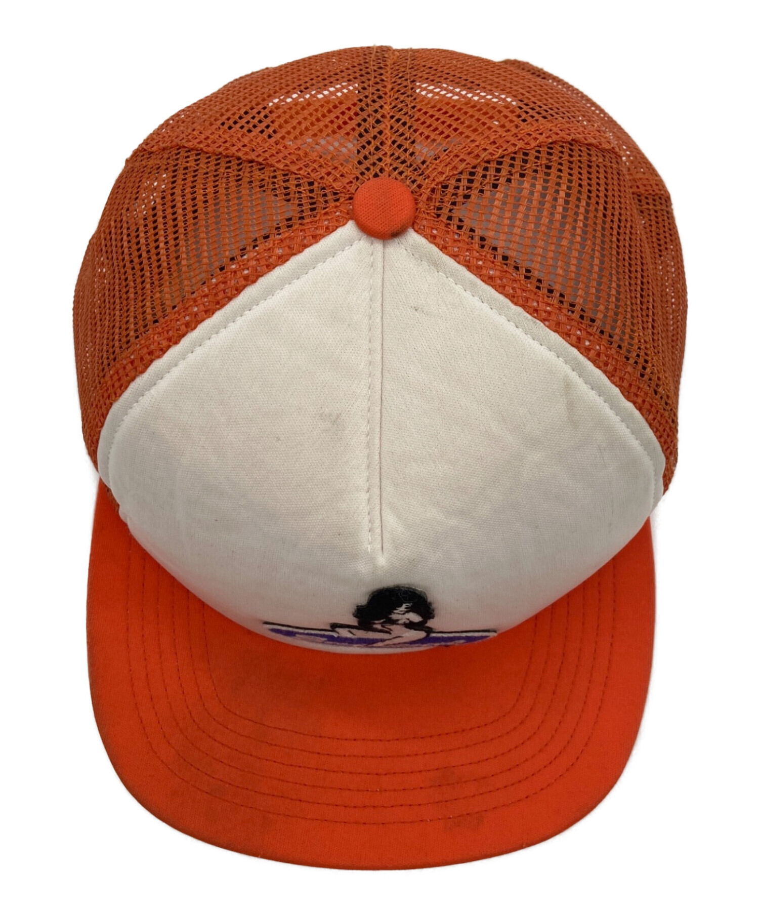 中古・古着通販】SUPREME (シュプリーム) メッシュキャップ オレンジ