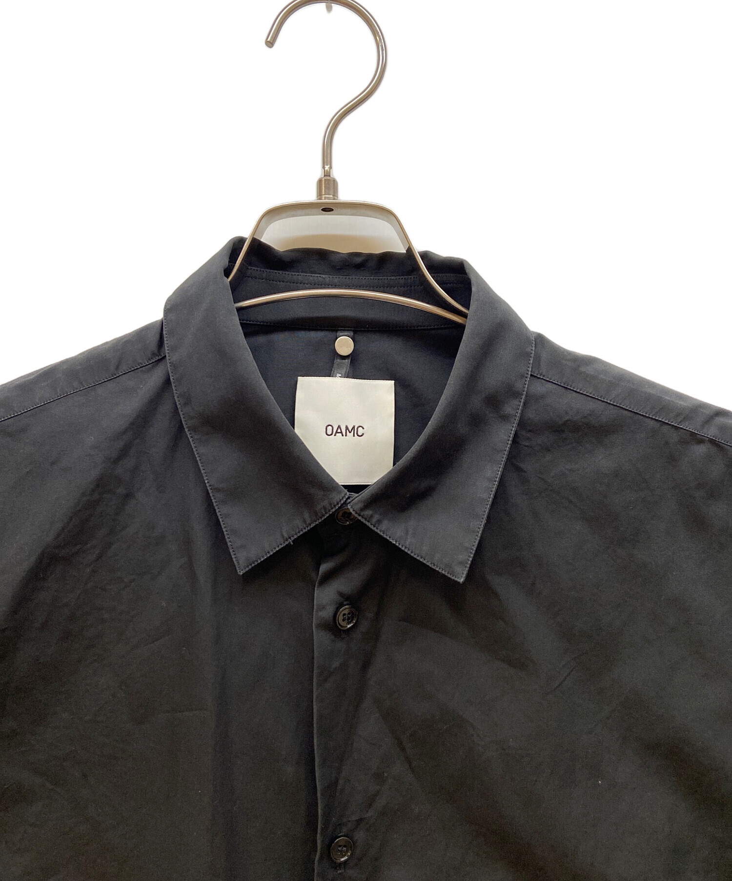 中古・古着通販】OAMC (オーエーエムシー) 長袖シャツ ブラック サイズ 