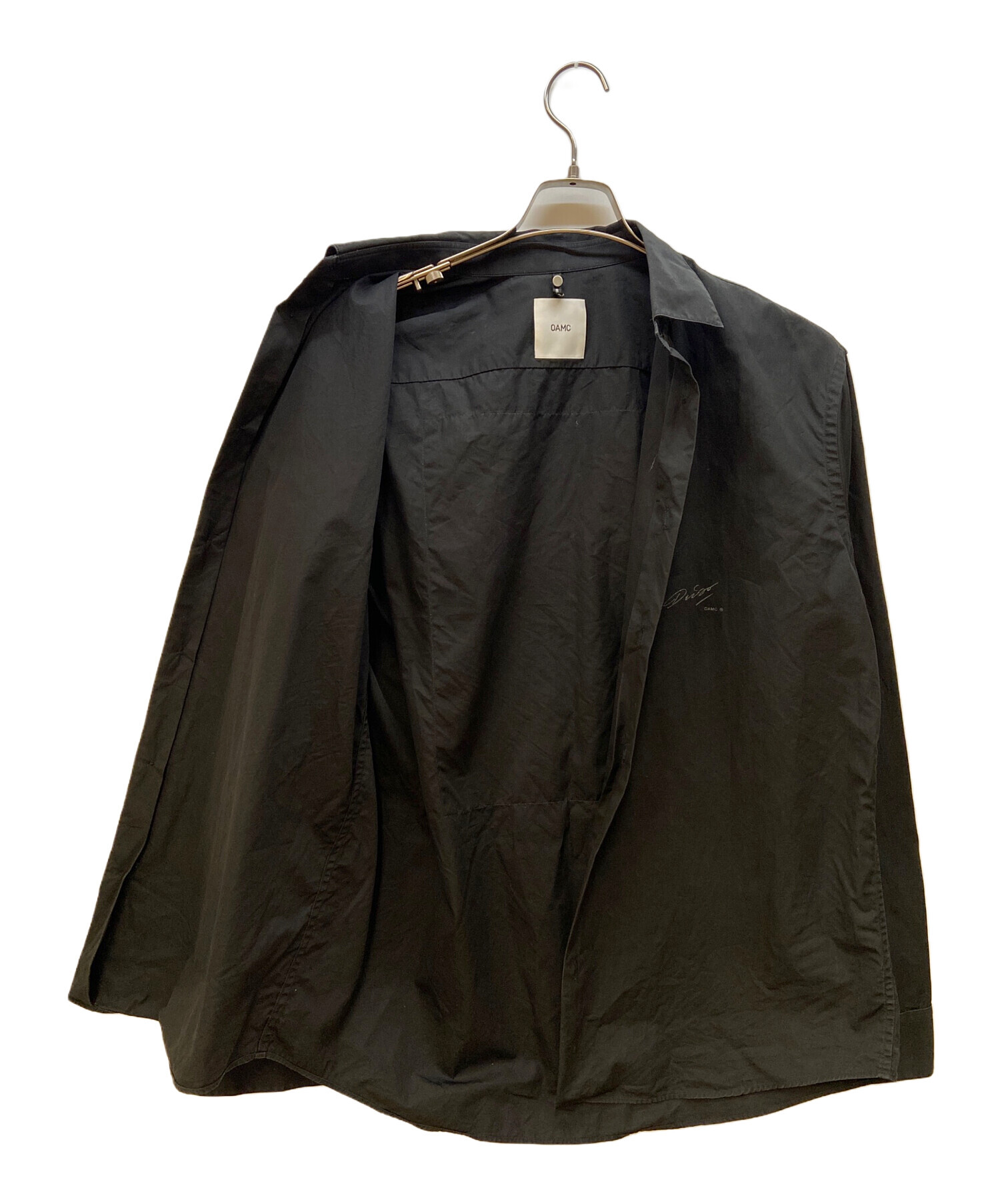 中古・古着通販】OAMC (オーエーエムシー) 長袖シャツ ブラック サイズ