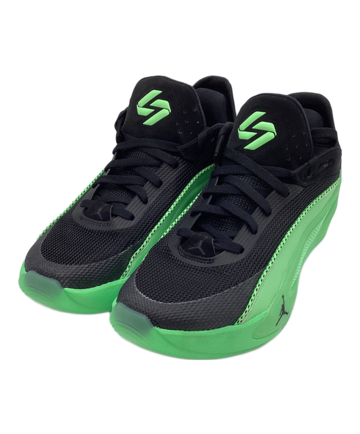 ルカ5 Jordan バスケットボールシューズ ブラック/グリーン 中古・古着通販】JORDAN (ジョーダン) バスケットシューズ/ルカ5