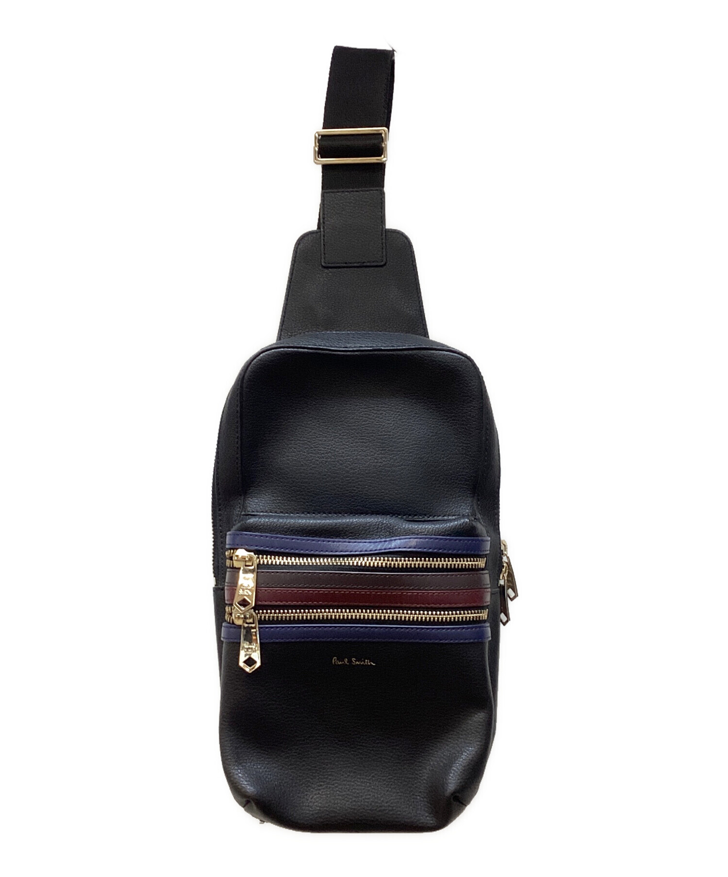 中古・古着通販】PAUL SMITH (ポールスミス) ボディバッグ ブラック