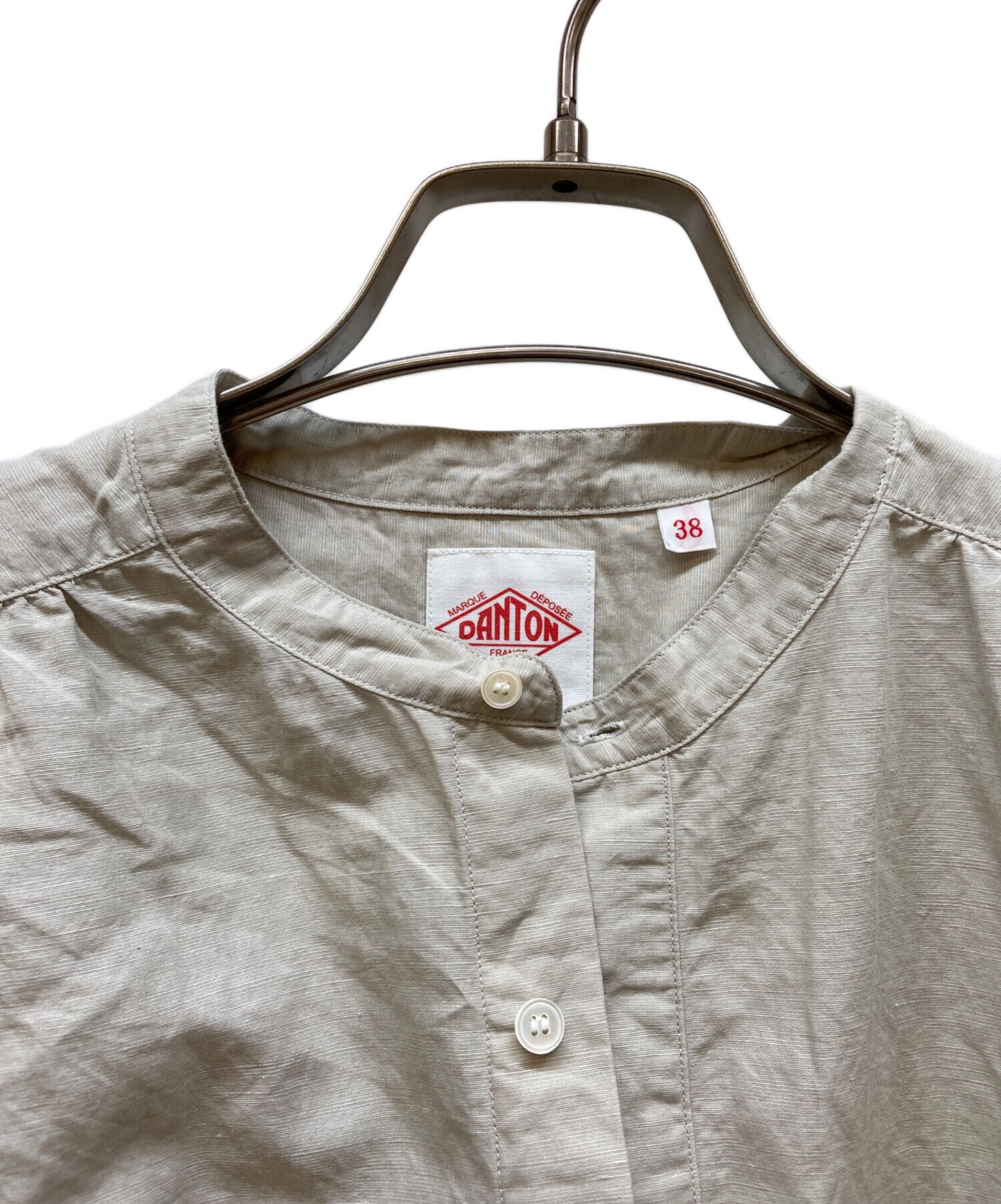 中古・古着通販】DANTON (ダントン) 半袖シャツ/コットンリネン 半袖