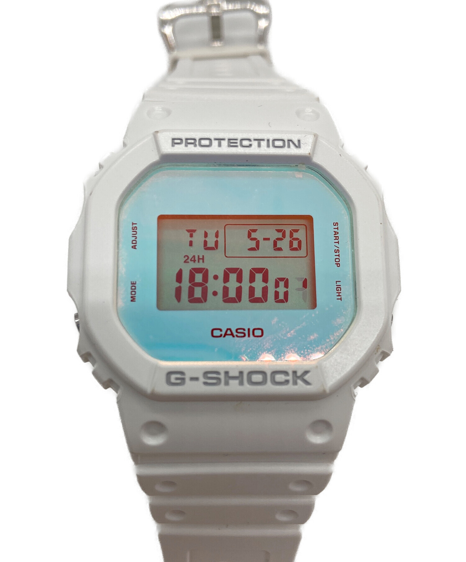 中古・古着通販】CASIO (カシオ) デジタルウォッチ ホワイト｜ブランド 