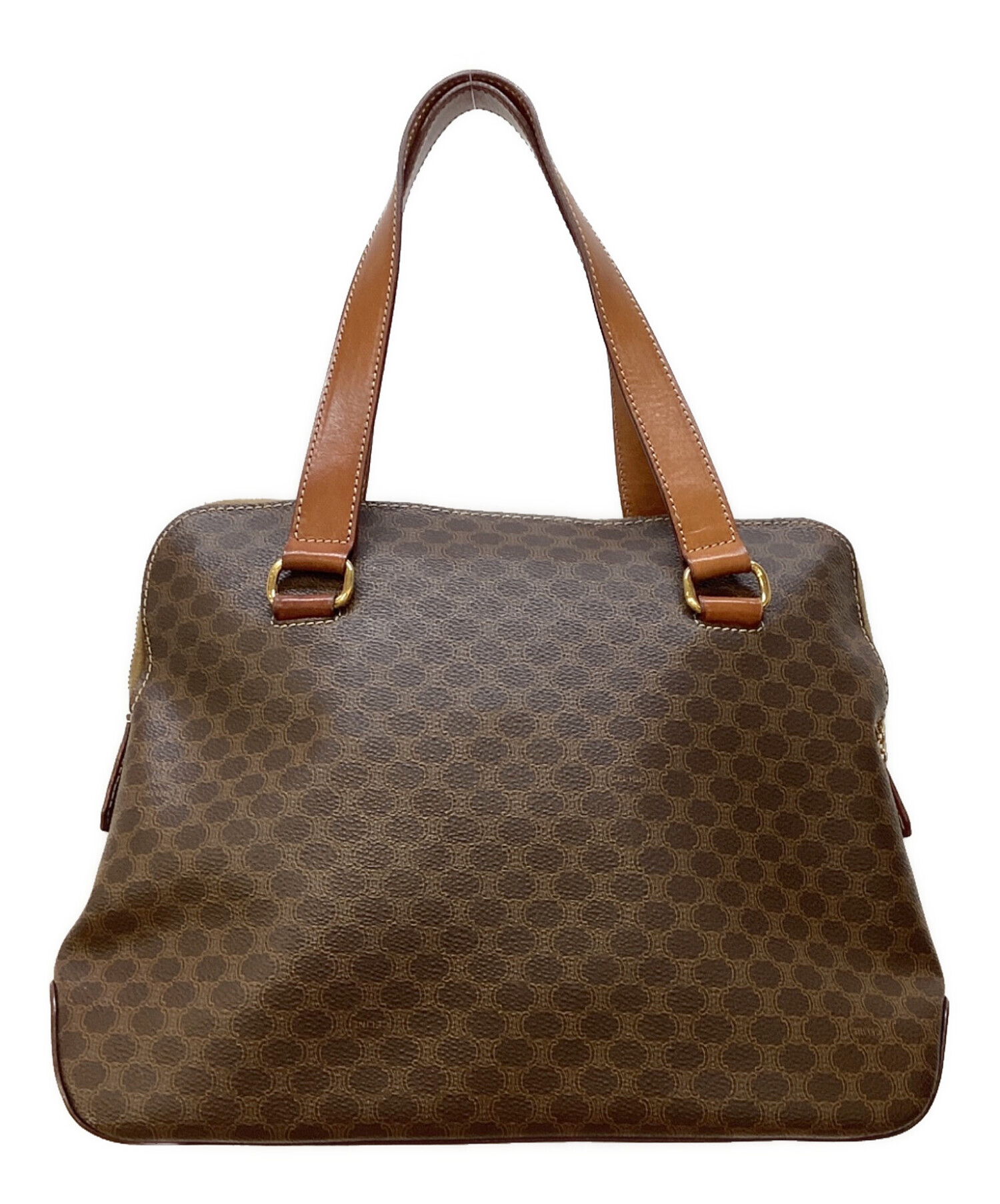 CELINE　セリーヌ　ブラウン　マカダム柄　トートバッグ　未使用保管品 中古・古着通販】CELINE (セリーヌ) トートバッグ/マカダム ブラウン