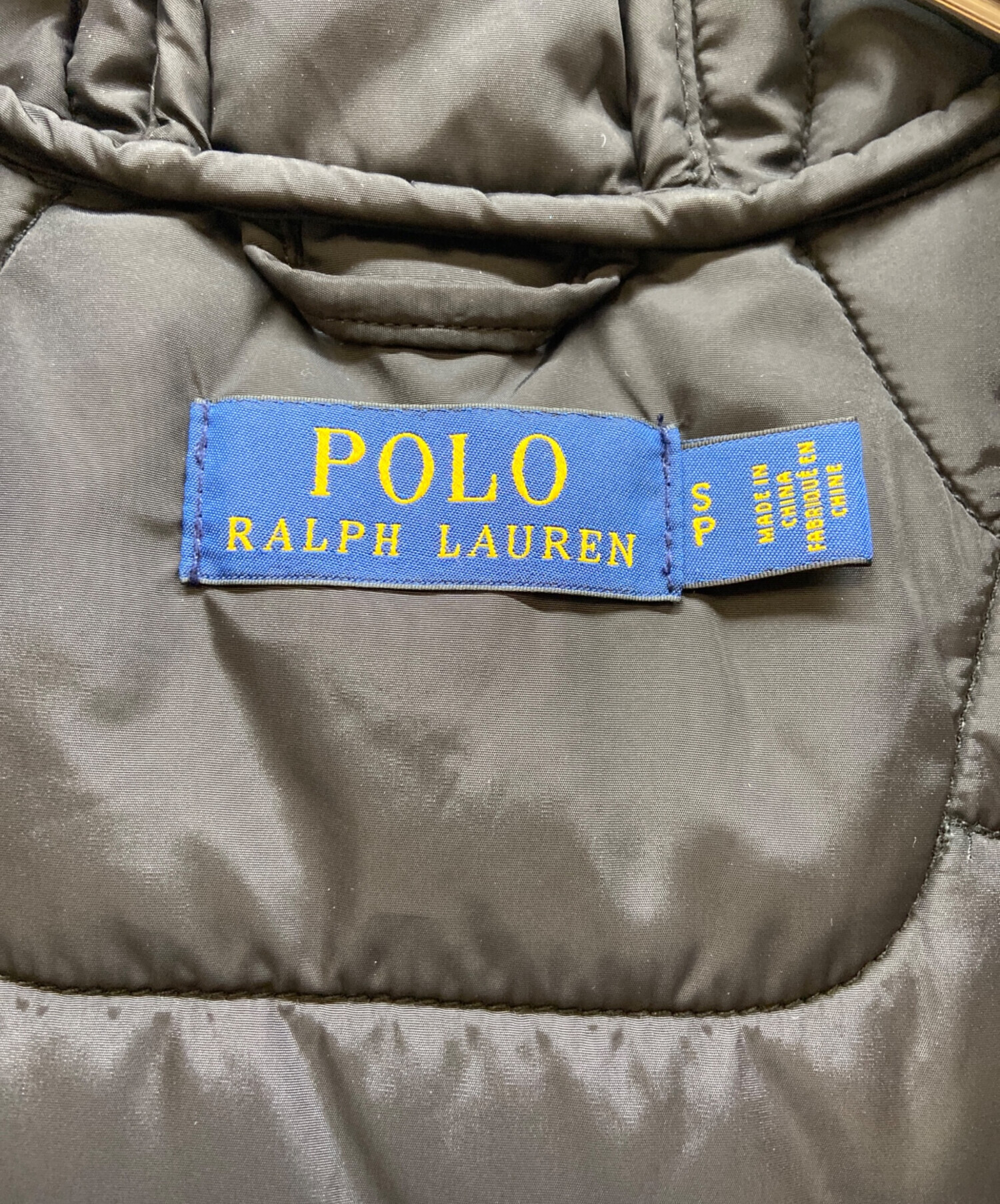 ラルフローレンブラックレーベル　中綿ベスト 中古・古着通販】POLO RALPH LAUREN (ポロ・ラルフローレン) 中綿