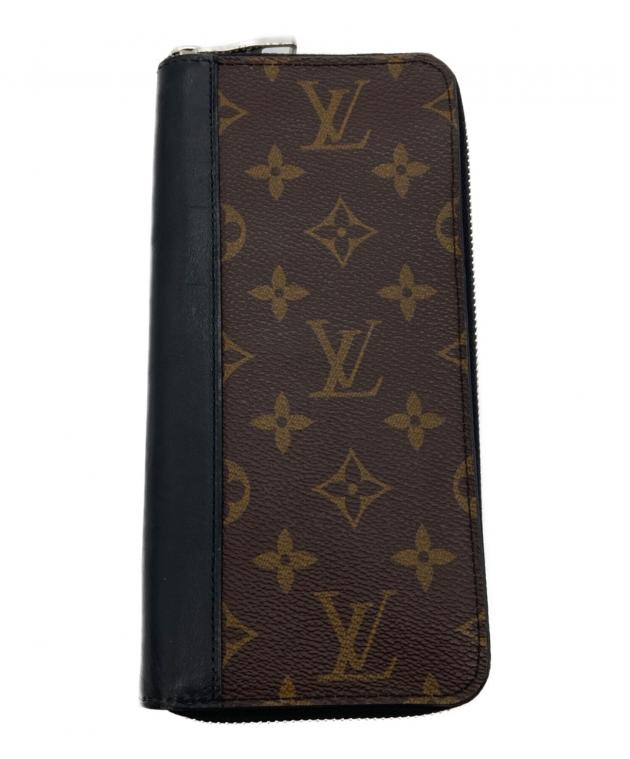 ルイ ヴィトン 長財布 モノグラムマカサー ジッピーウォレット ヴェルティカル 中古・古着通販】LOUIS VUITTON (ルイ ヴィトン) 長財布/モノグラム