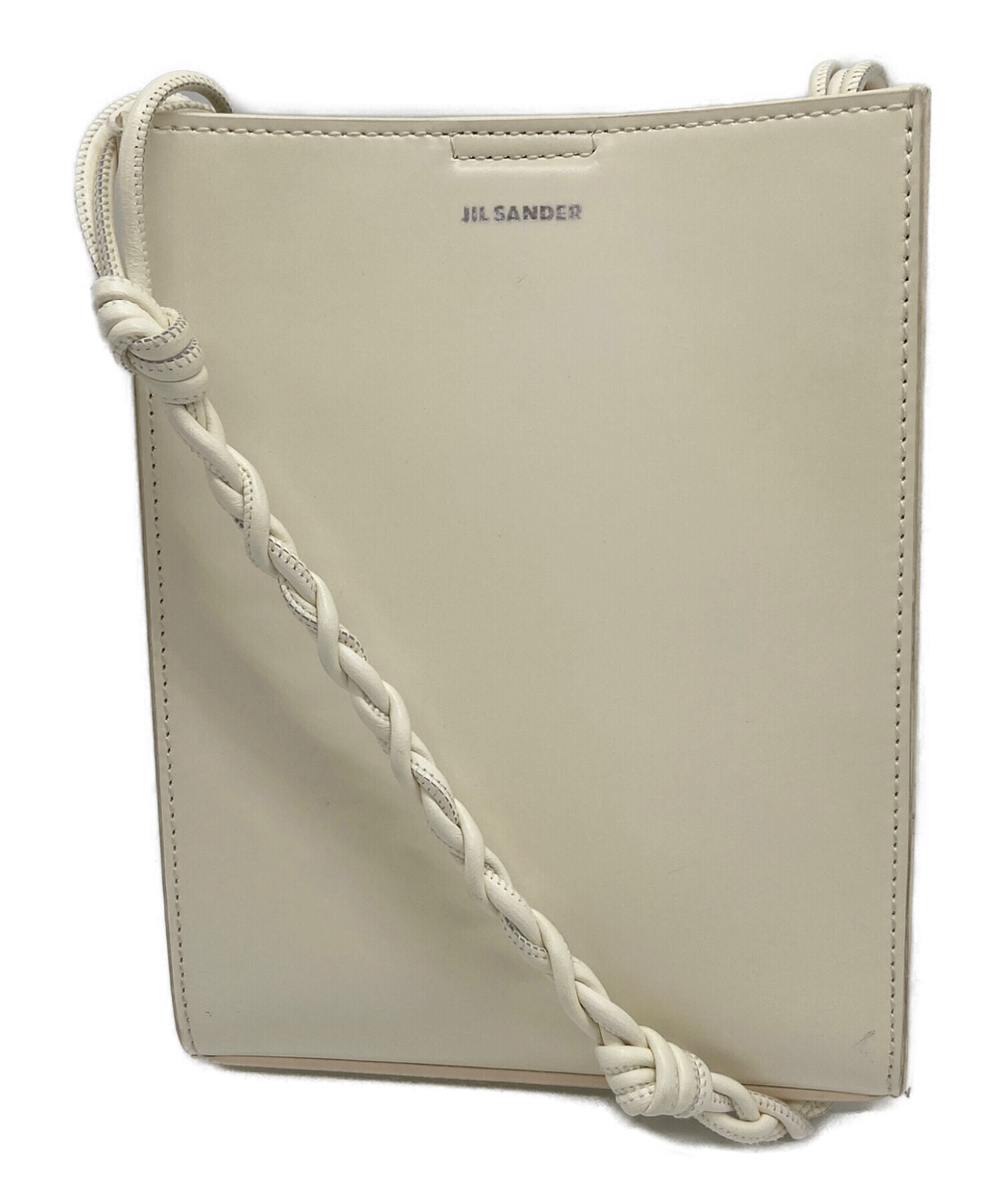 JIL SANDER ジルサンダー ショルダーバッグ  白 【古着】【中古】【送料無料】 中古・古着通販】JIL SANDER (ジルサンダー) ショルダーバッグ