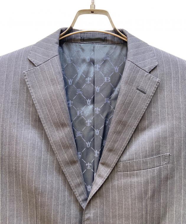 ［新品未使用品］ブラックレーベル　セットアップ　スーツ　グレー 中古・古着通販】BURBERRY BLACK LABEL (バーバリーブラックレーベル