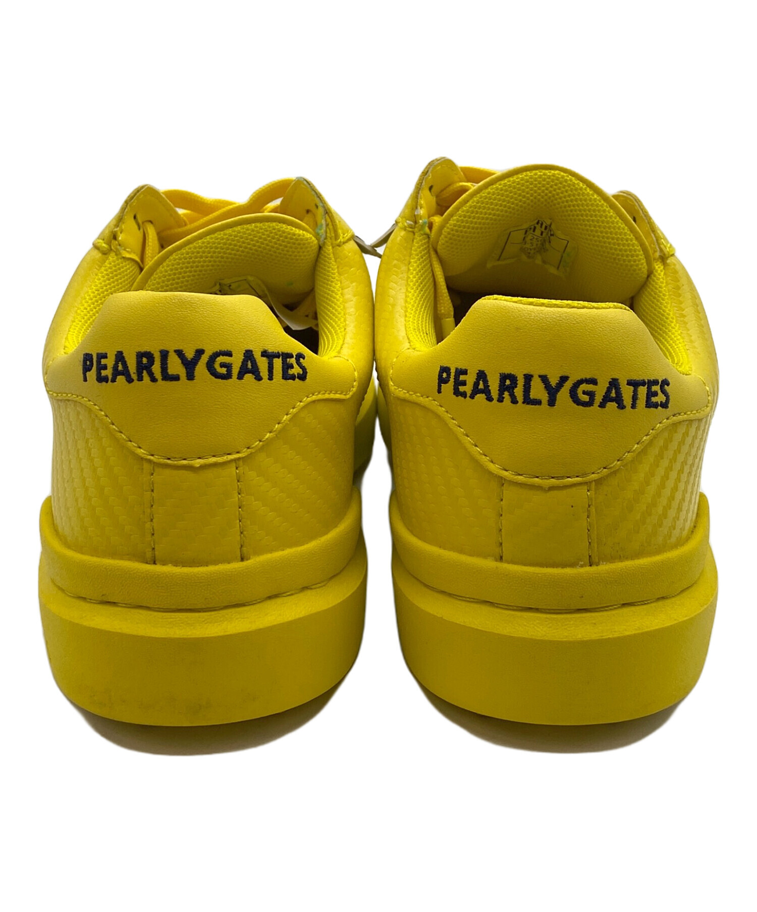 PEARLY GATES イエロー　スパイクソール　スマイル 中古・古着通販】PEARLY GATES (パーリーゲイツ) ローカットスニーカー