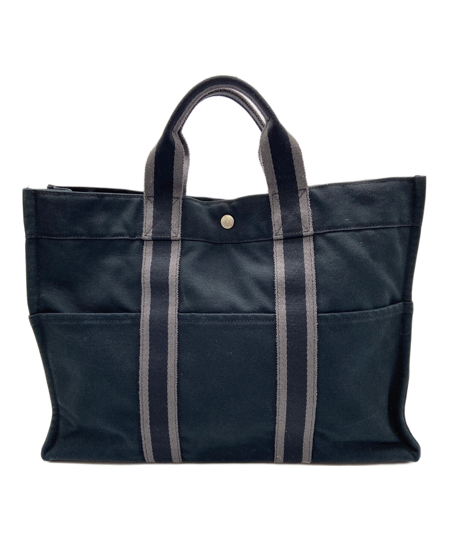 中古・古着通販】HERMES (エルメス) キャンバストートバッグ