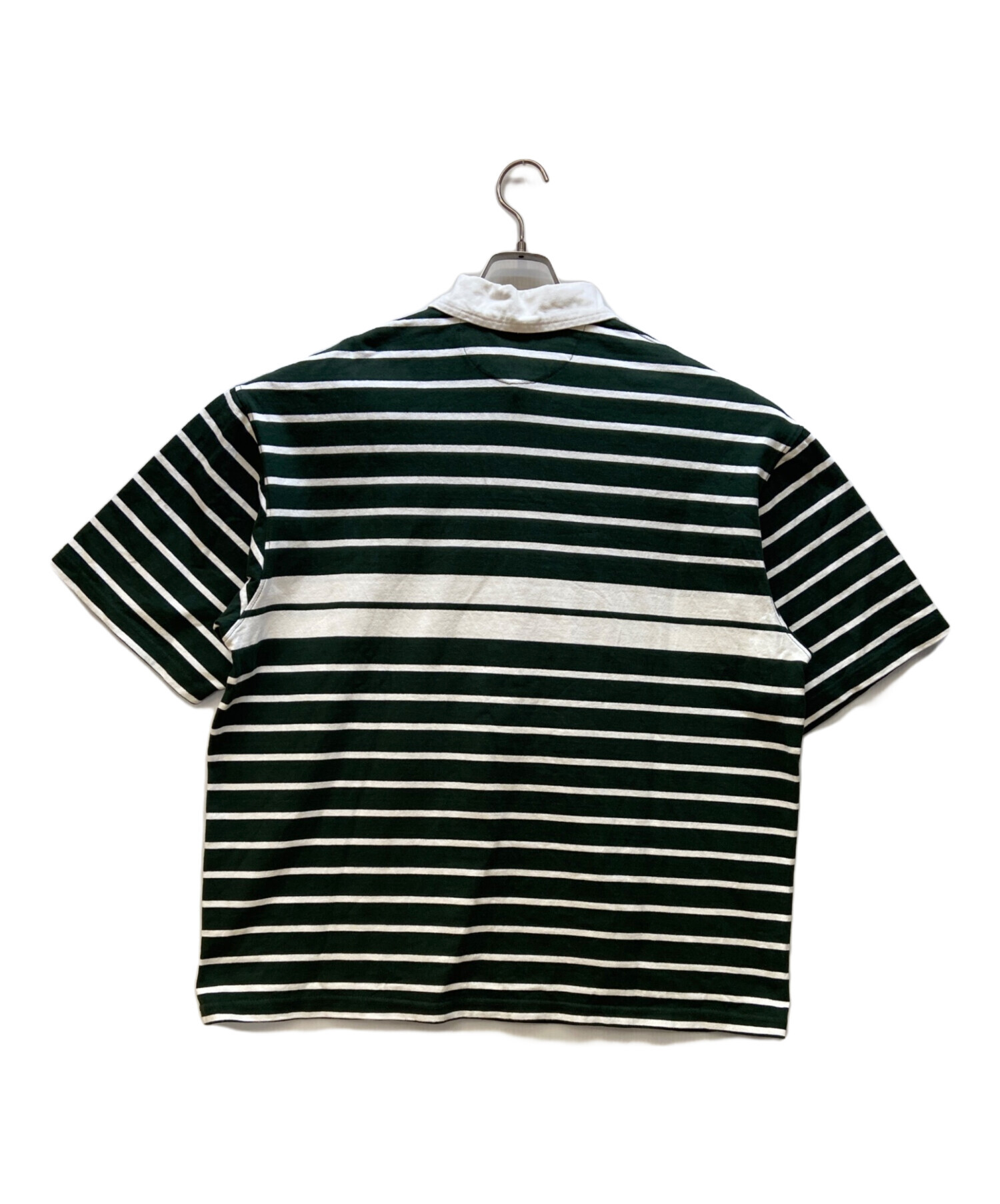 中古・古着通販】NAUTICA (ノーティカ) ポロシャツ グリーン×ホワイト