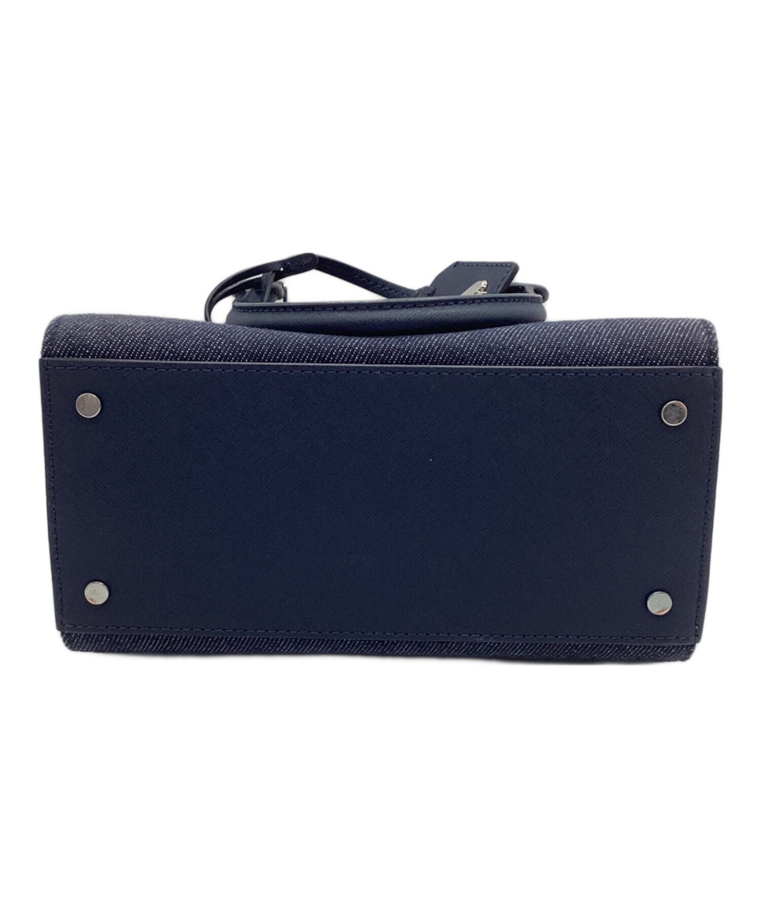 ケイトスペード 2wayショルダーバッグ マルゴー デニム サッチェル 中古・古着通販】Kate Spade (ケイトスペード) ハンドバッグ/デニム