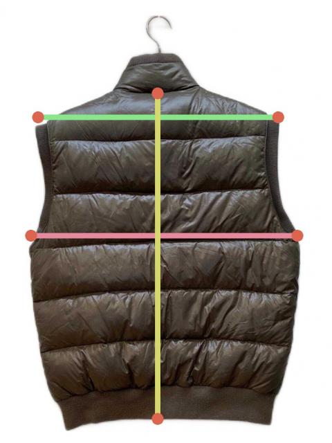 中古・古着通販】MARMOT (マーモット) ダウンベスト ブラウン サイズ:L