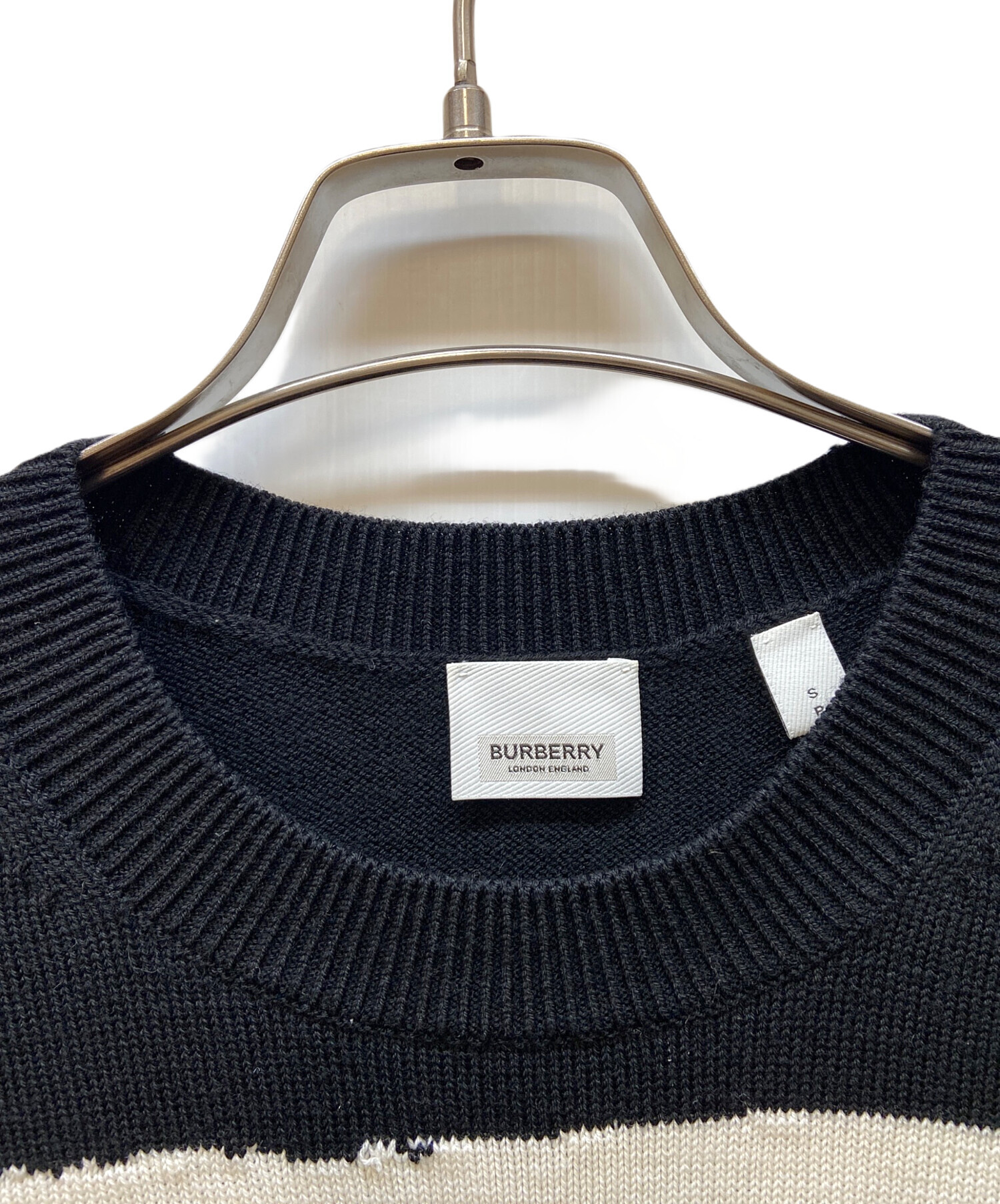 中古・古着通販】BURBERRY (バーバリー) 厚手ニット/LOVEオーバー