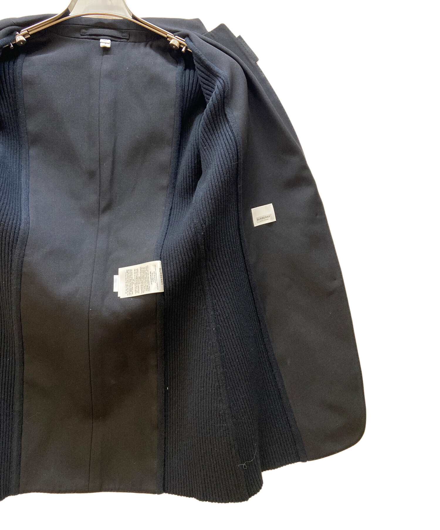 中古・古着通販】BURBERRY (バーバリー) ジャケット ブラック サイズ:S