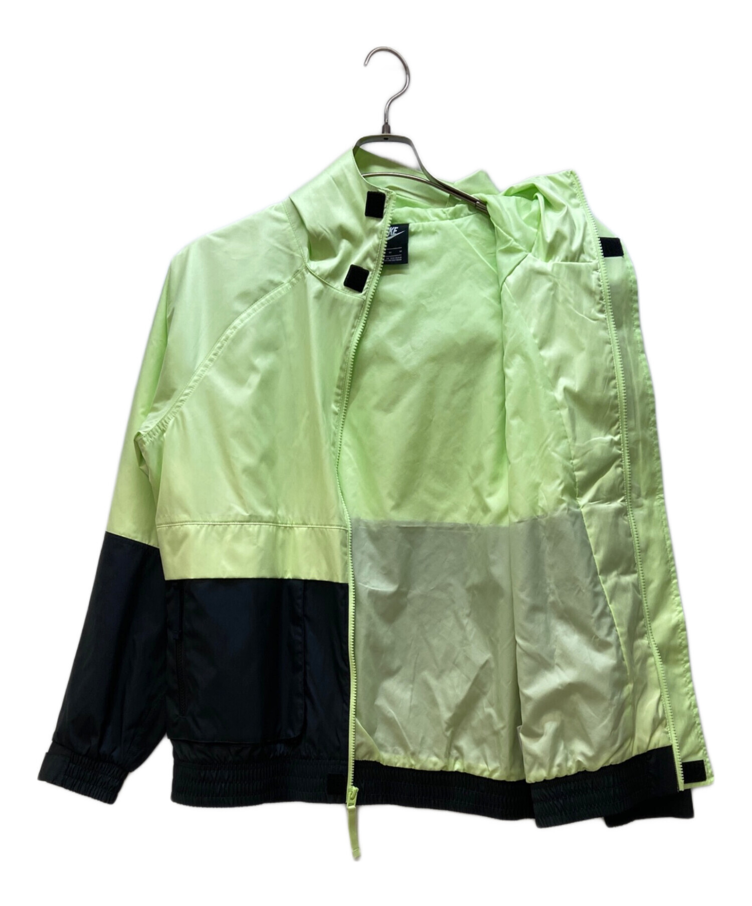 中古・古着通販】NIKE (ナイキ) ナイロンジャケット グリーン サイズ:M