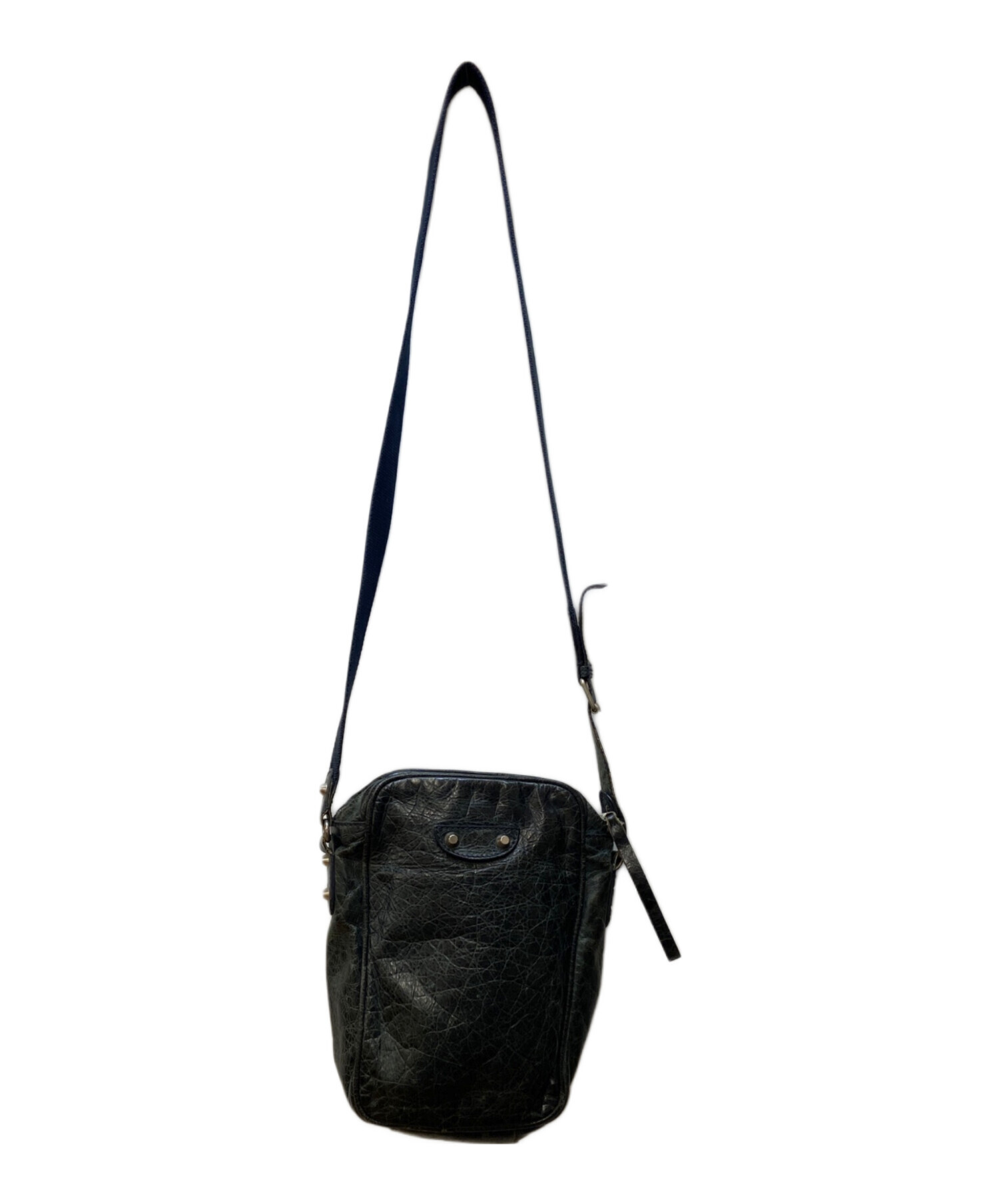 BALENCIAGA ロゴプリント ショルダーバッグ 中古・古着通販】BALENCIAGA (バレンシアガ) ショルダーバッグ