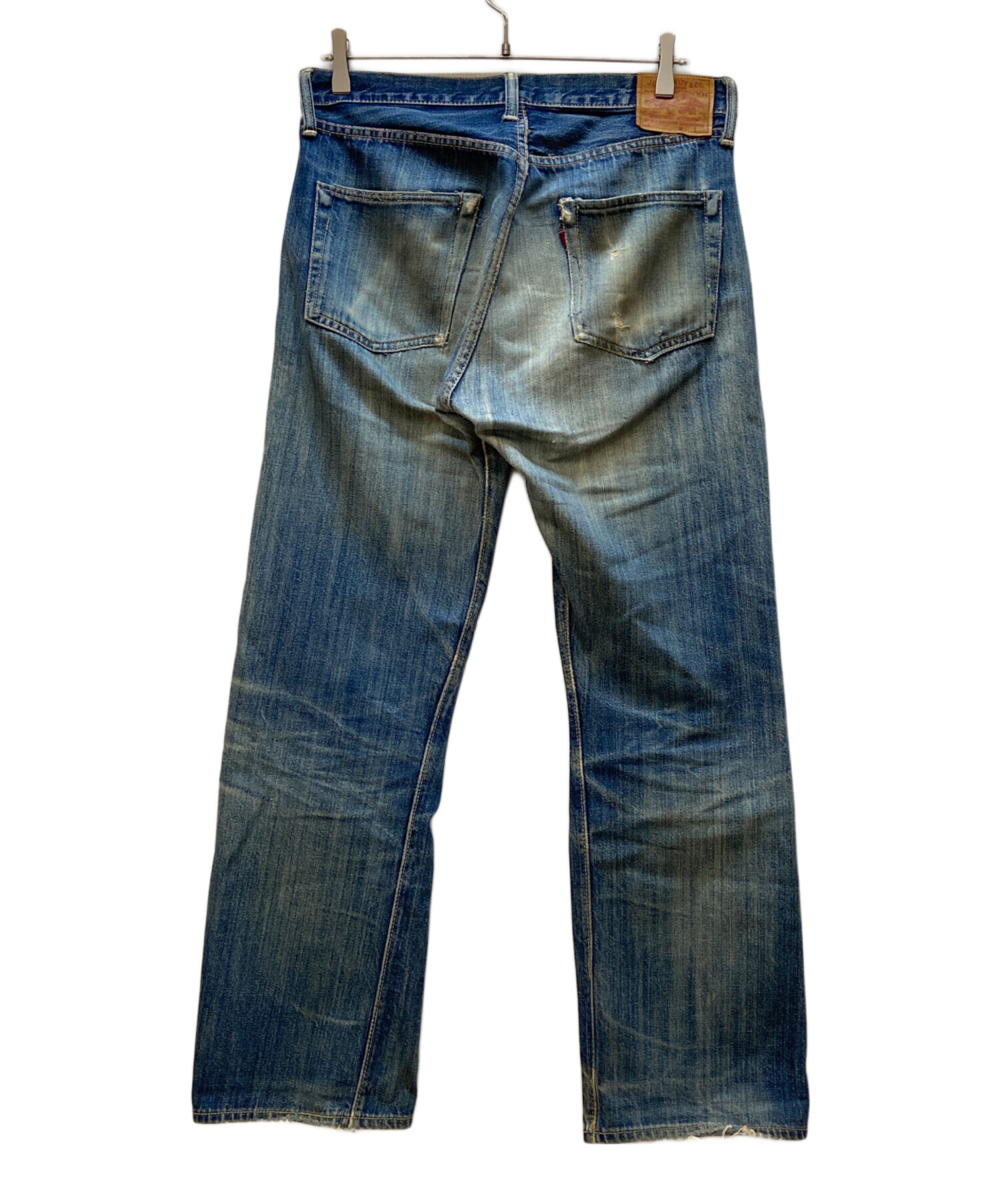 旧ジョーマッコイダメージデニム　W32L34 中古・古着通販】Joe McCOY (ジョーマッコイ) ダメージデニムパンツ