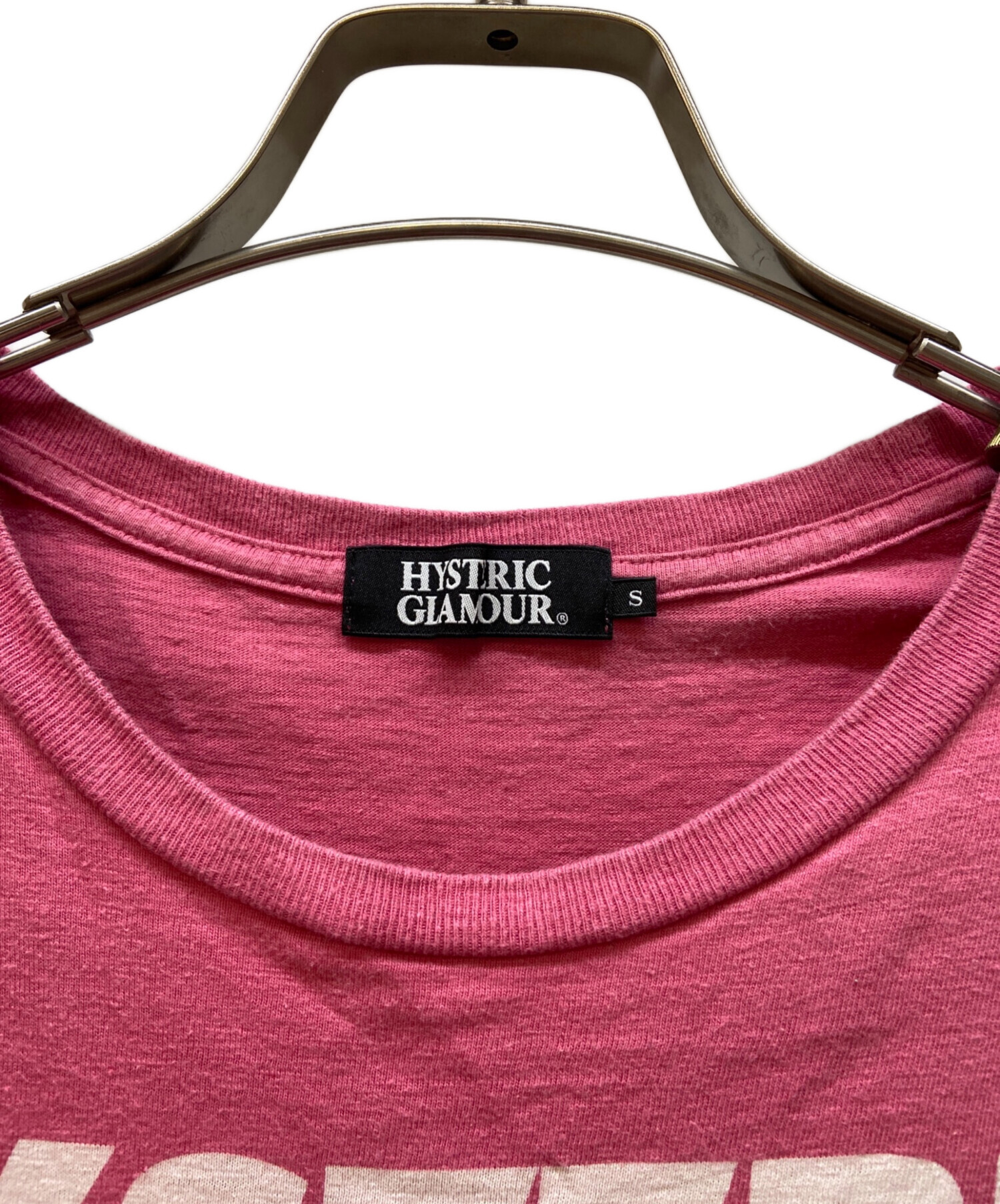 HYSTERIC GLAMOUR リブ 半袖 カットソー ボルドー 中古・古着通販】Hysteric Glamour (ヒステリックグラマー) 半袖