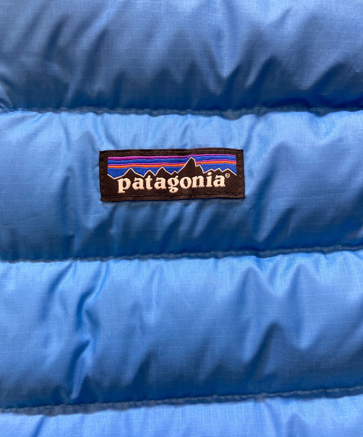 中古・古着通販】Patagonia (パタゴニア) ダウンベスト ブルー サイズ