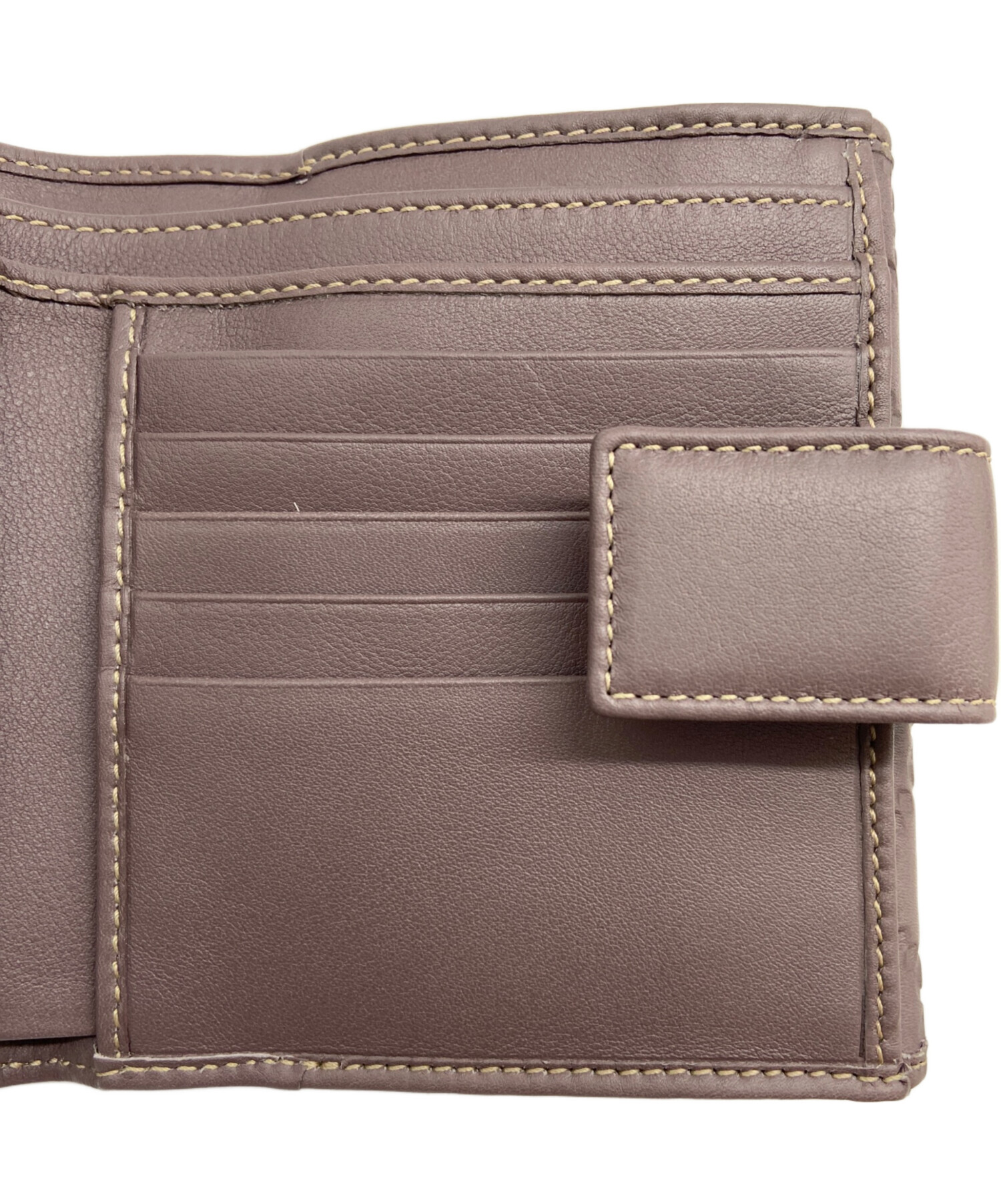 中古・古着通販】GUCCI (グッチ) 2つ折り財布 ブラウン｜ブランド