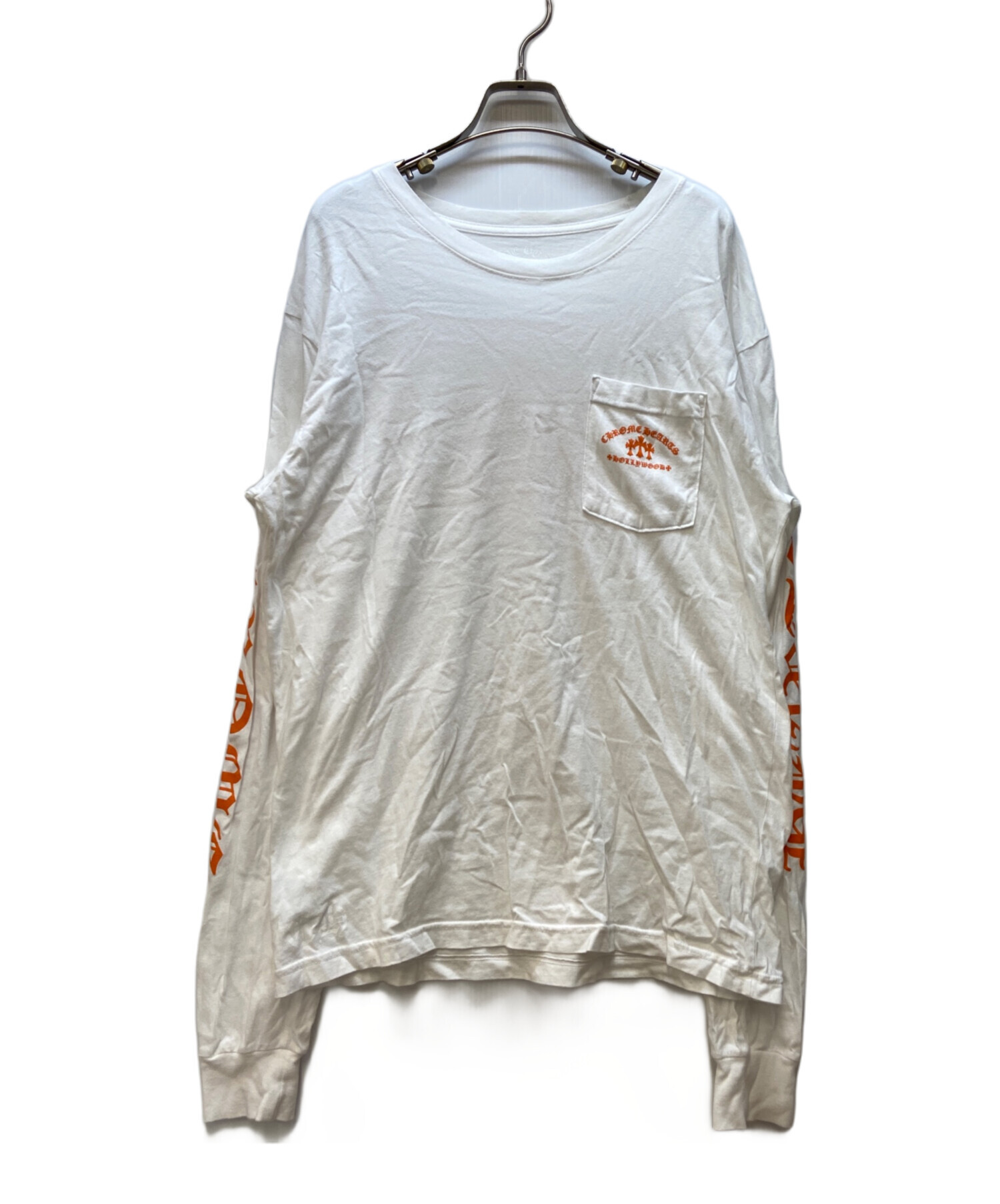 CHROME HEARTS オールド 長袖 カットソー 白 L 中古・古着通販】CHROME HEARTS (クロムハーツ) 長袖カットソー